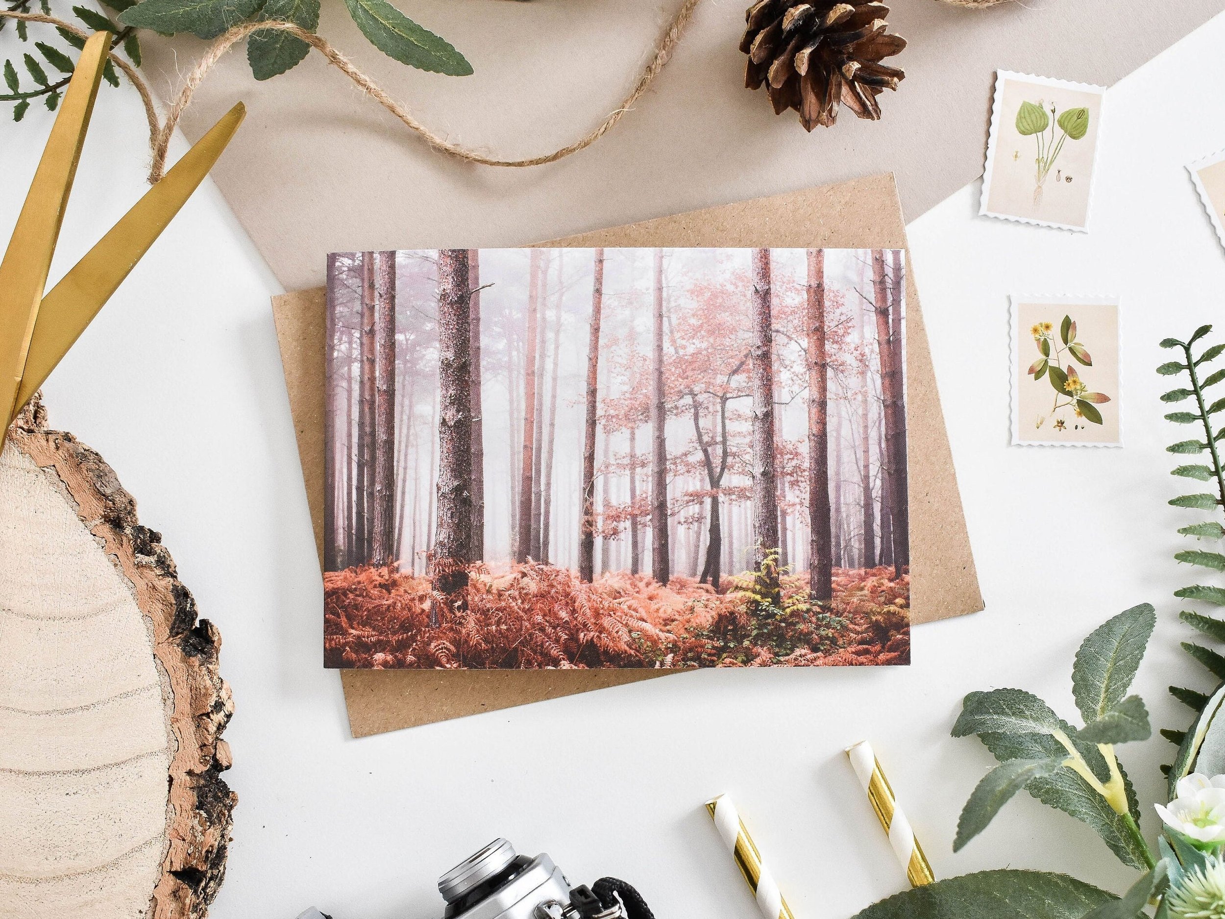 Marina Walker Pine Woodland Greeting Card