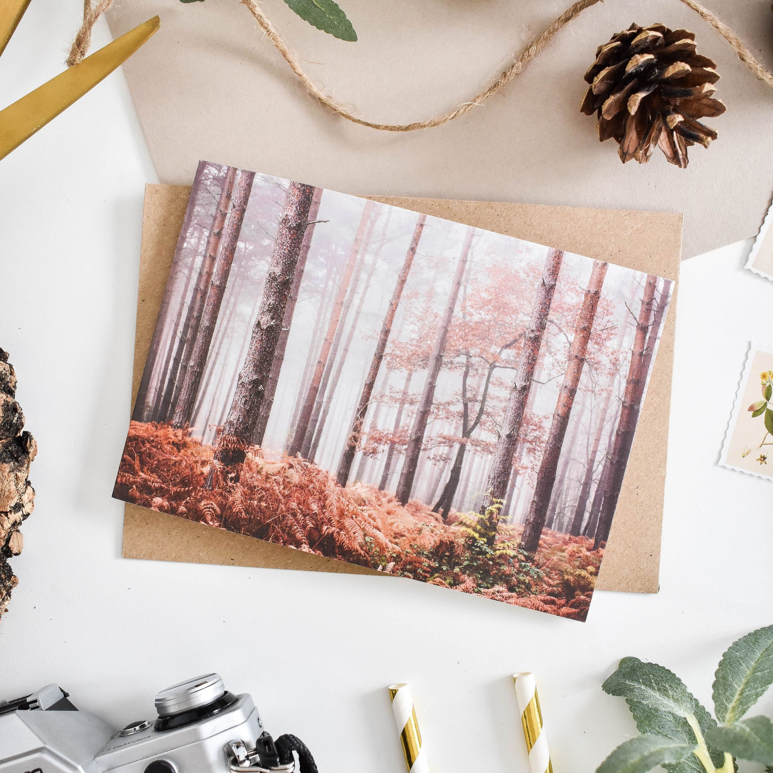 Marina Walker Pine Woodland Greeting Card