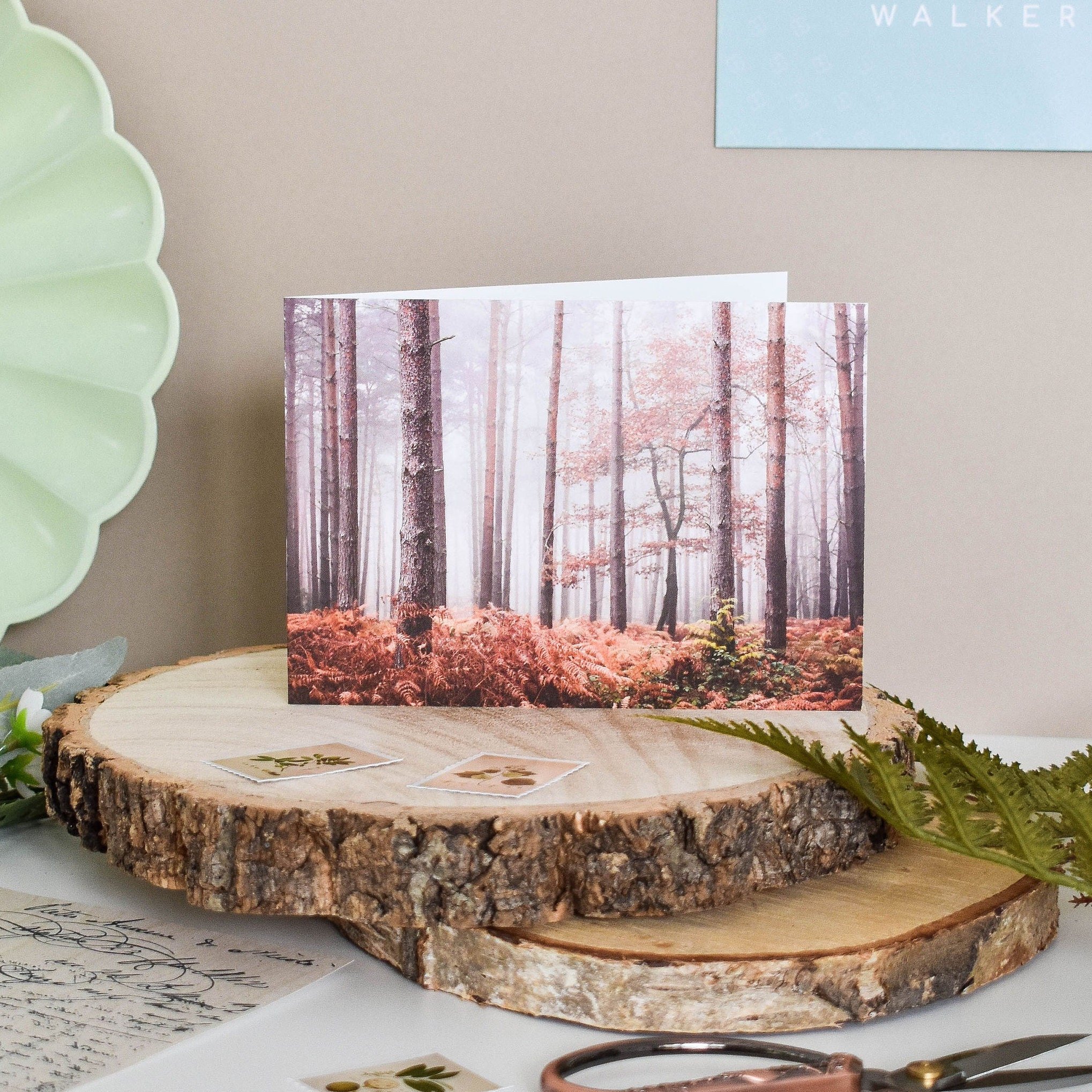 Marina Walker Pine Woodland Greeting Card