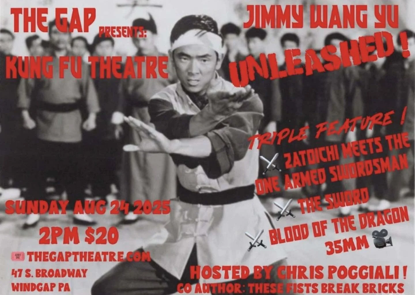 Rare version of ZATOICHI MEETS THE ONE-ARMED SWORDSMAN to screen in August!