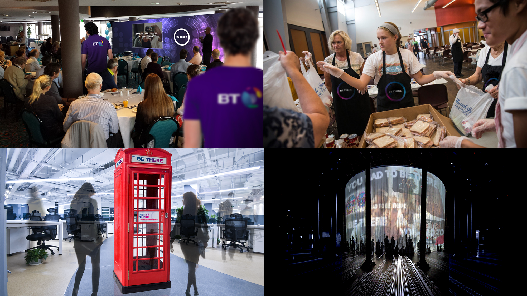 BT 'Be There' Internal Brand Activations and Experiential