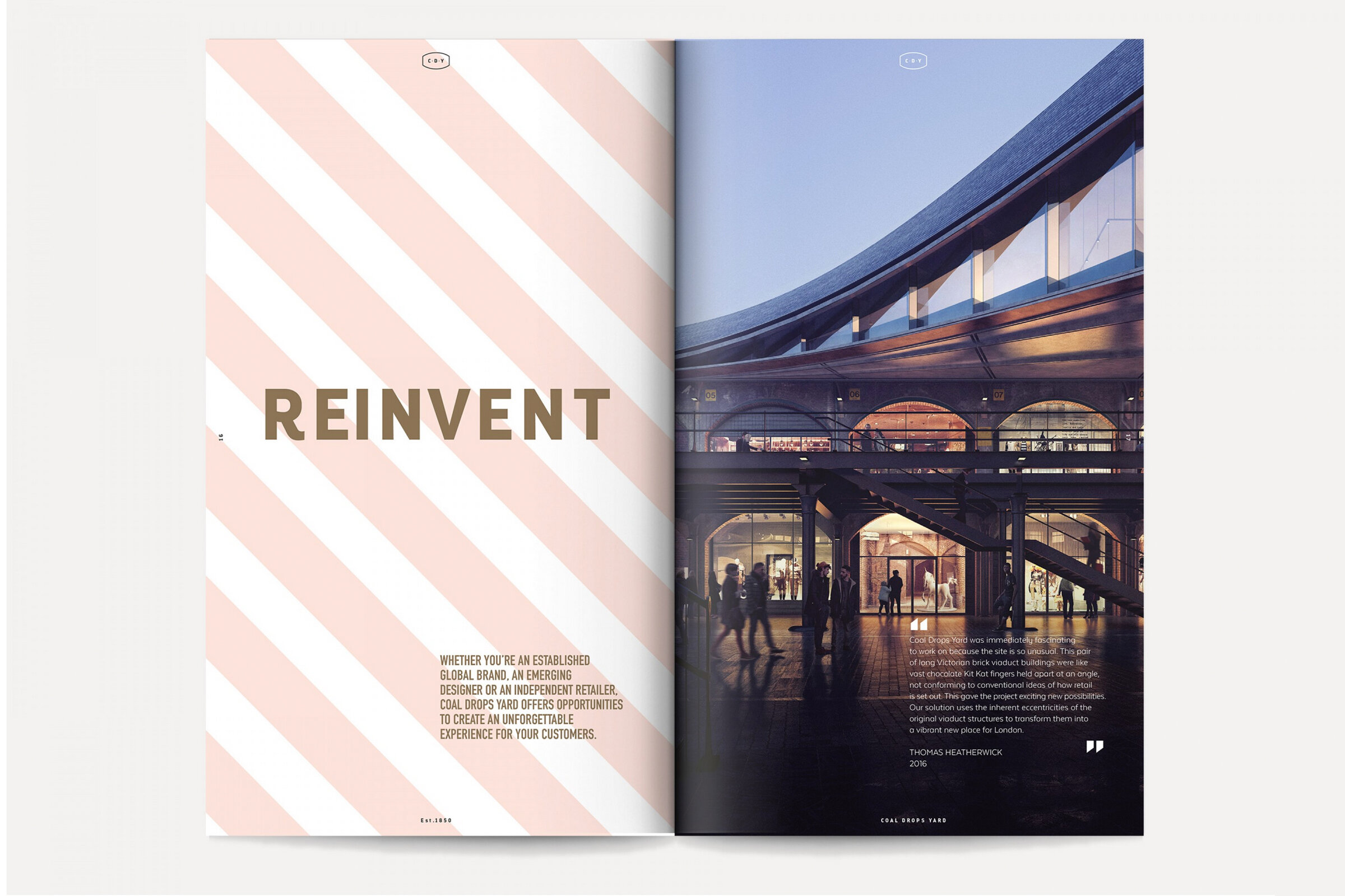 Print design: Double-page spread