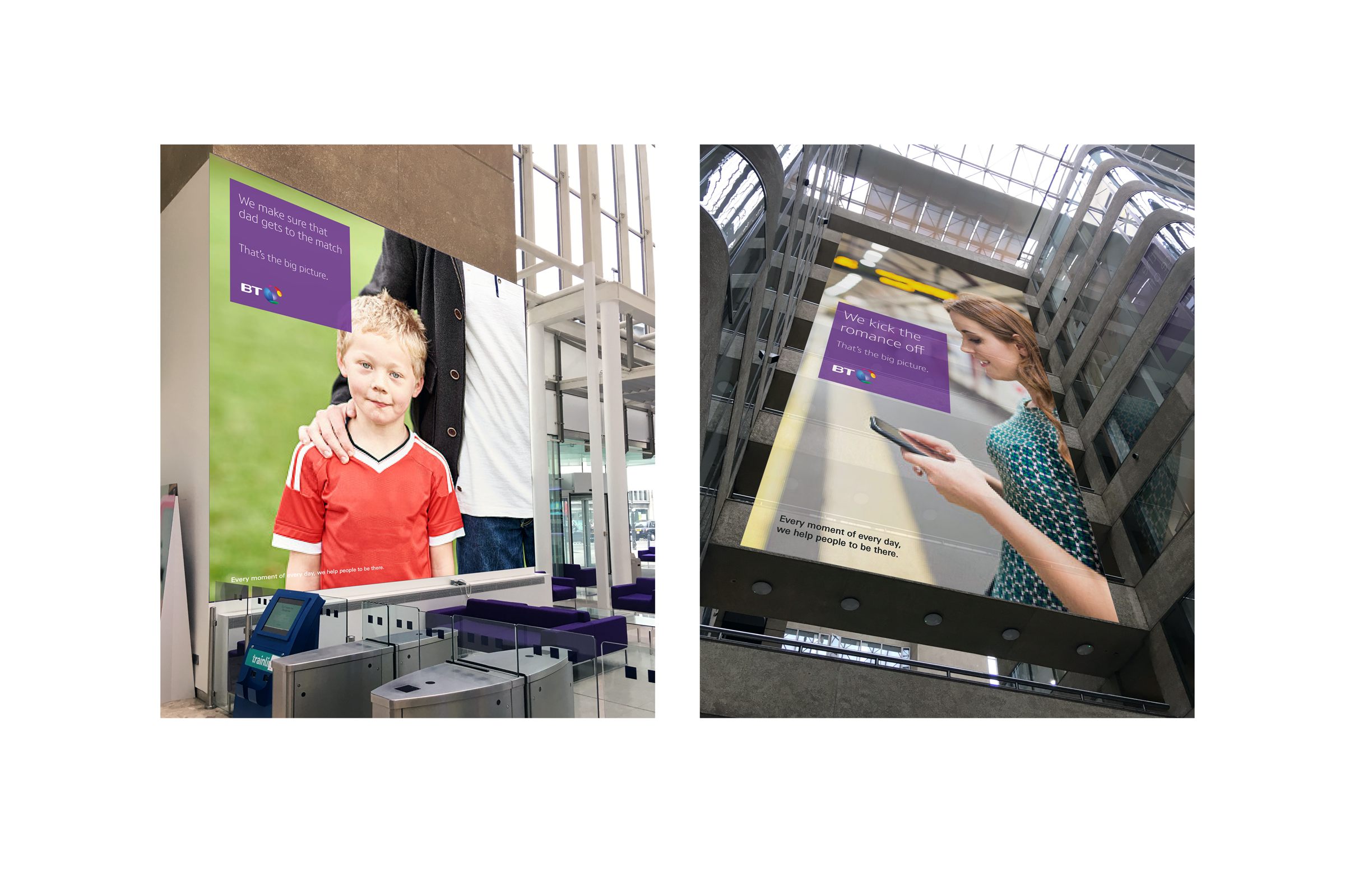 BT 'Be There' Large Format Display Print