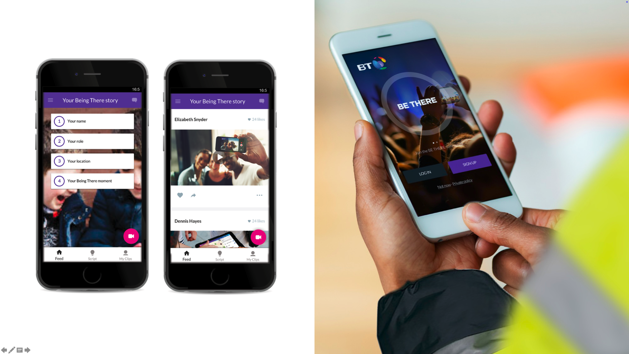 BT 'Be There' App for engineers, remote and international teams