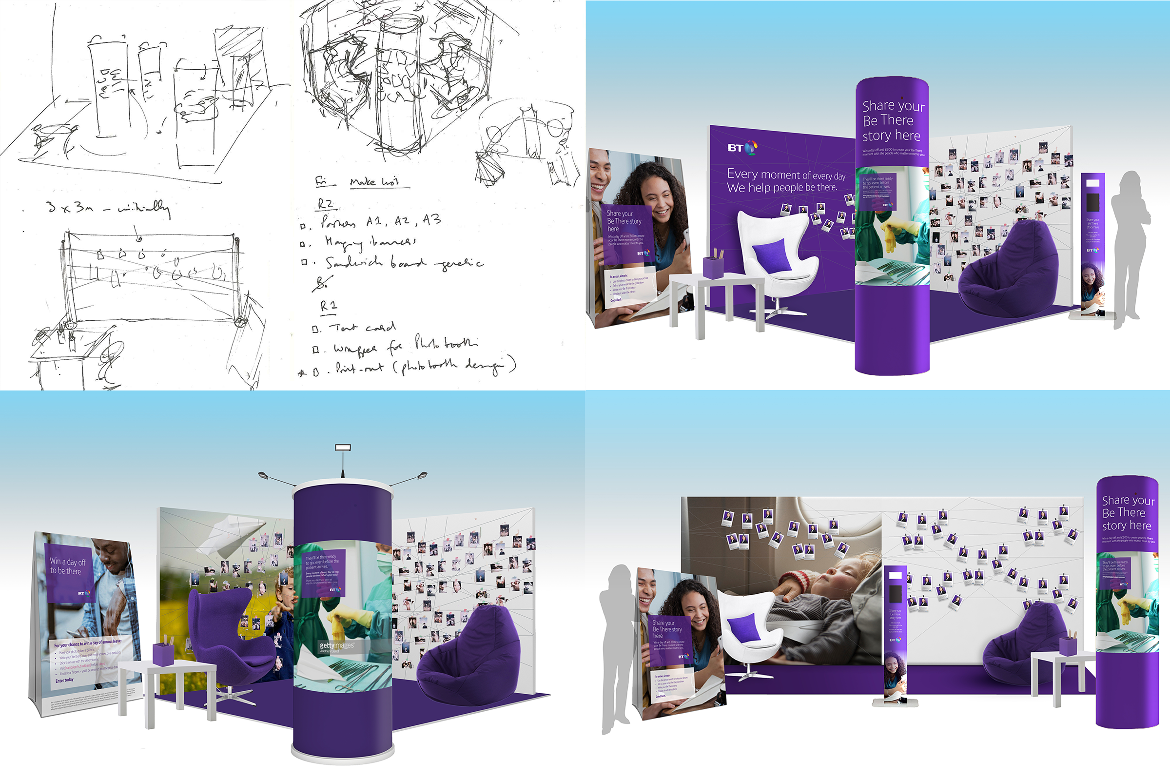 BT 'Be There' Internal UK Events and experiential