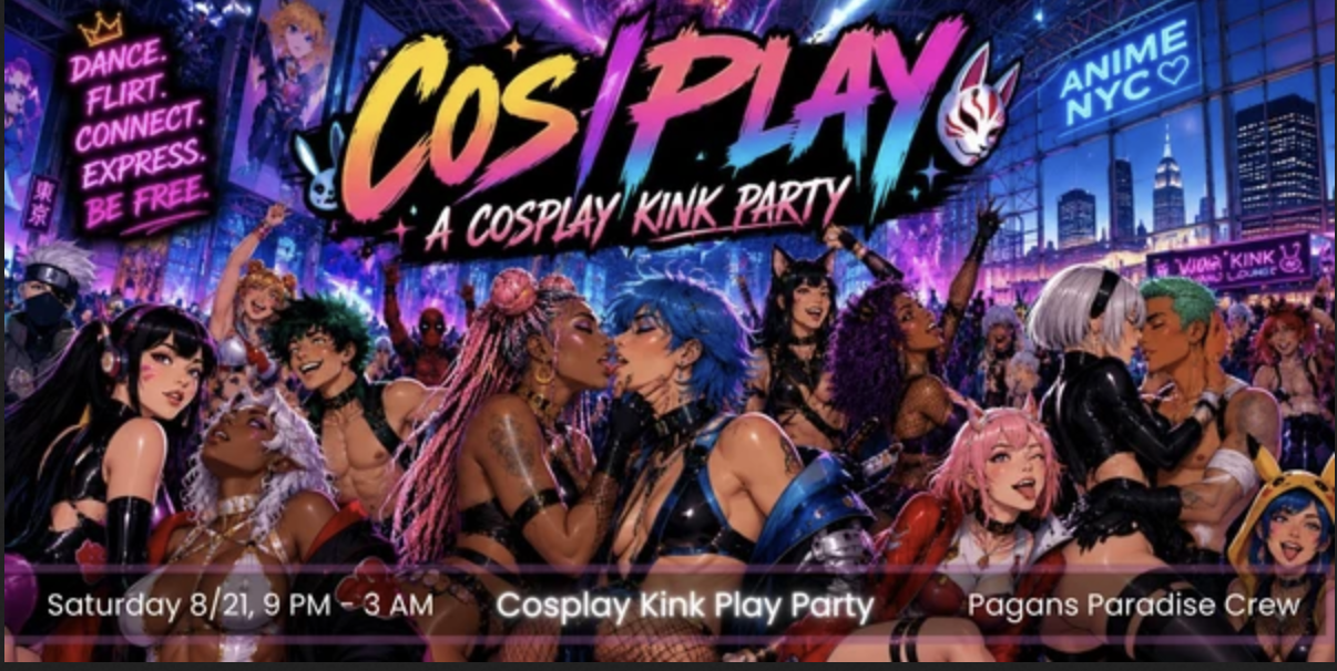 🎭 COS/PLAY - A Cosplay Kink Play Party!
