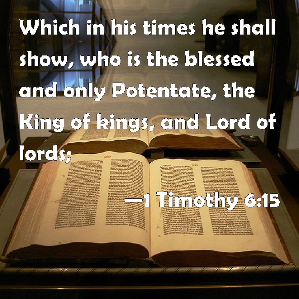 THE ONLY POTENTATE
