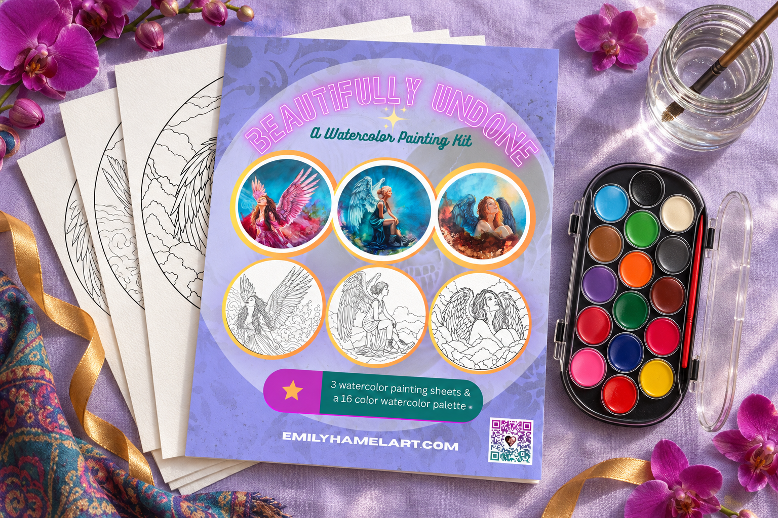 Beautifully Undone DIY Watercolor Painting Kit