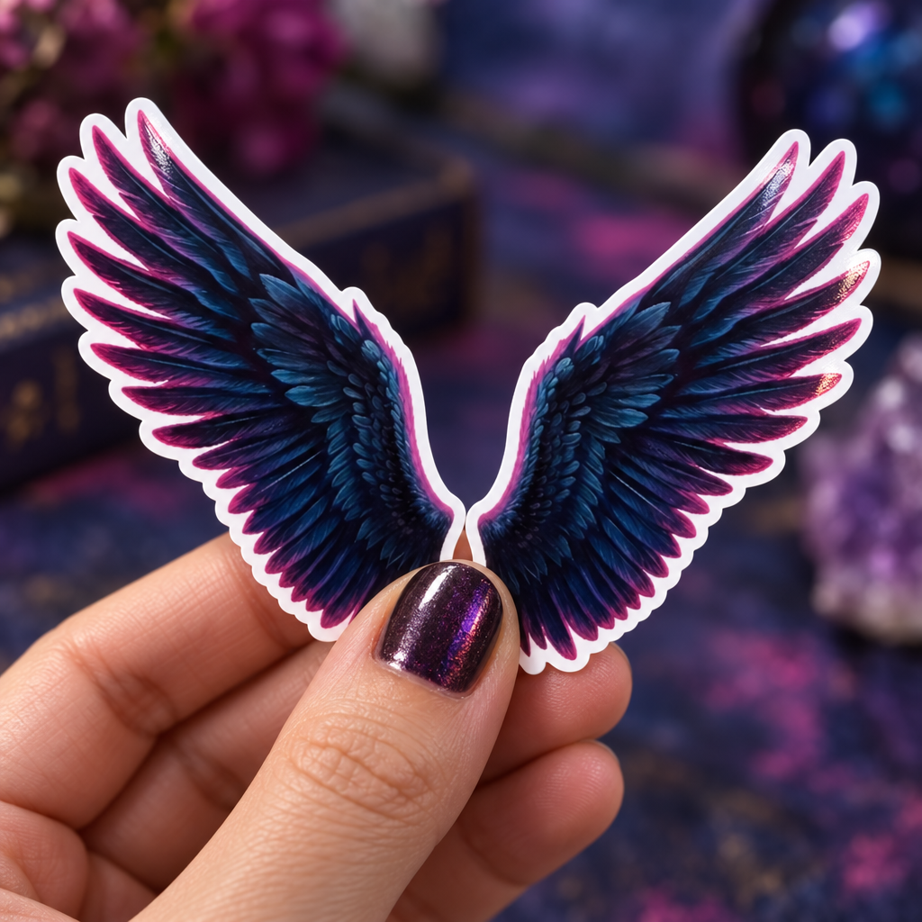 "Shadow Wings" Stickers
