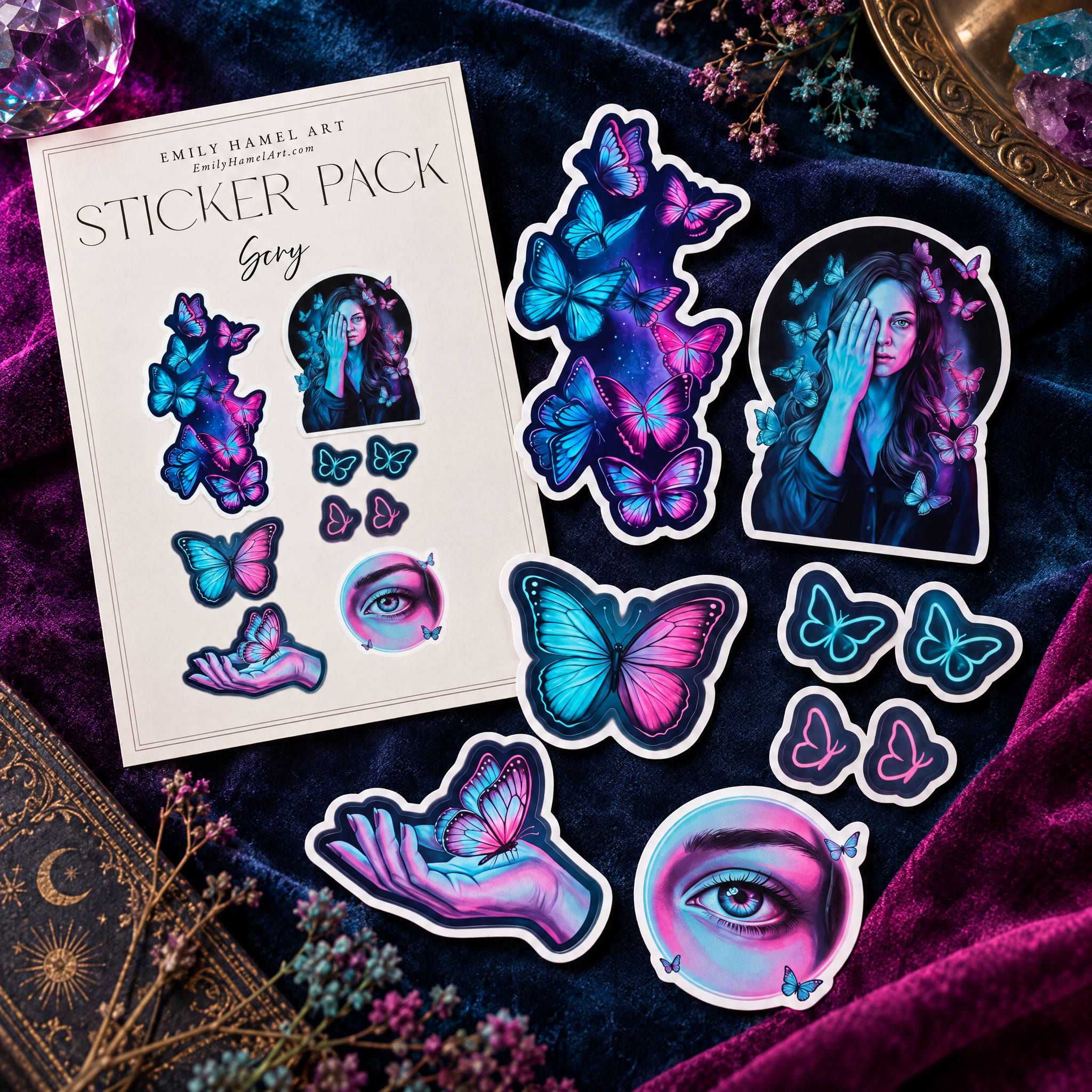 "Scry" Sticker Pack