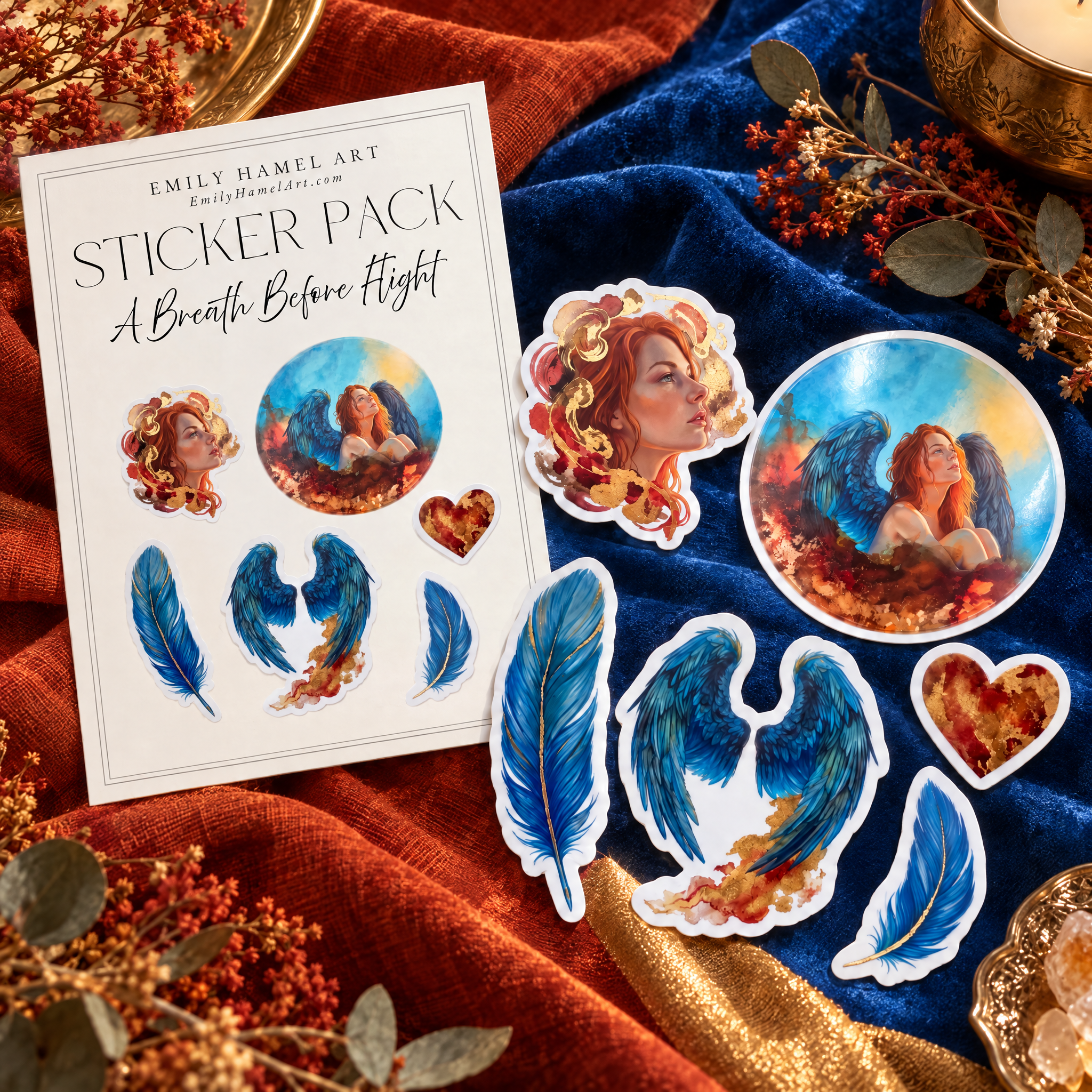 "A Breath Before Flight" Sticker Pack