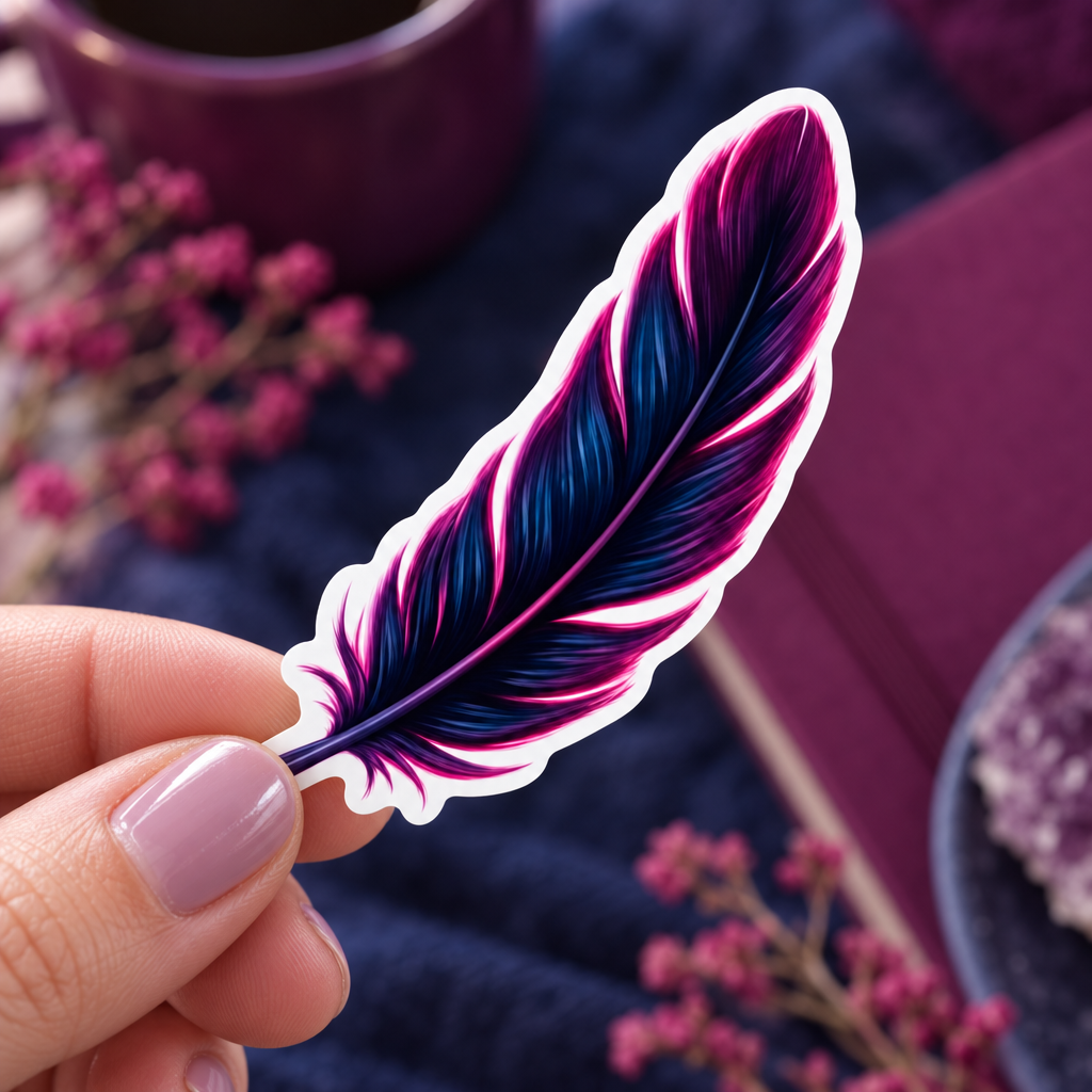 "Shadow Feather" Sticker
