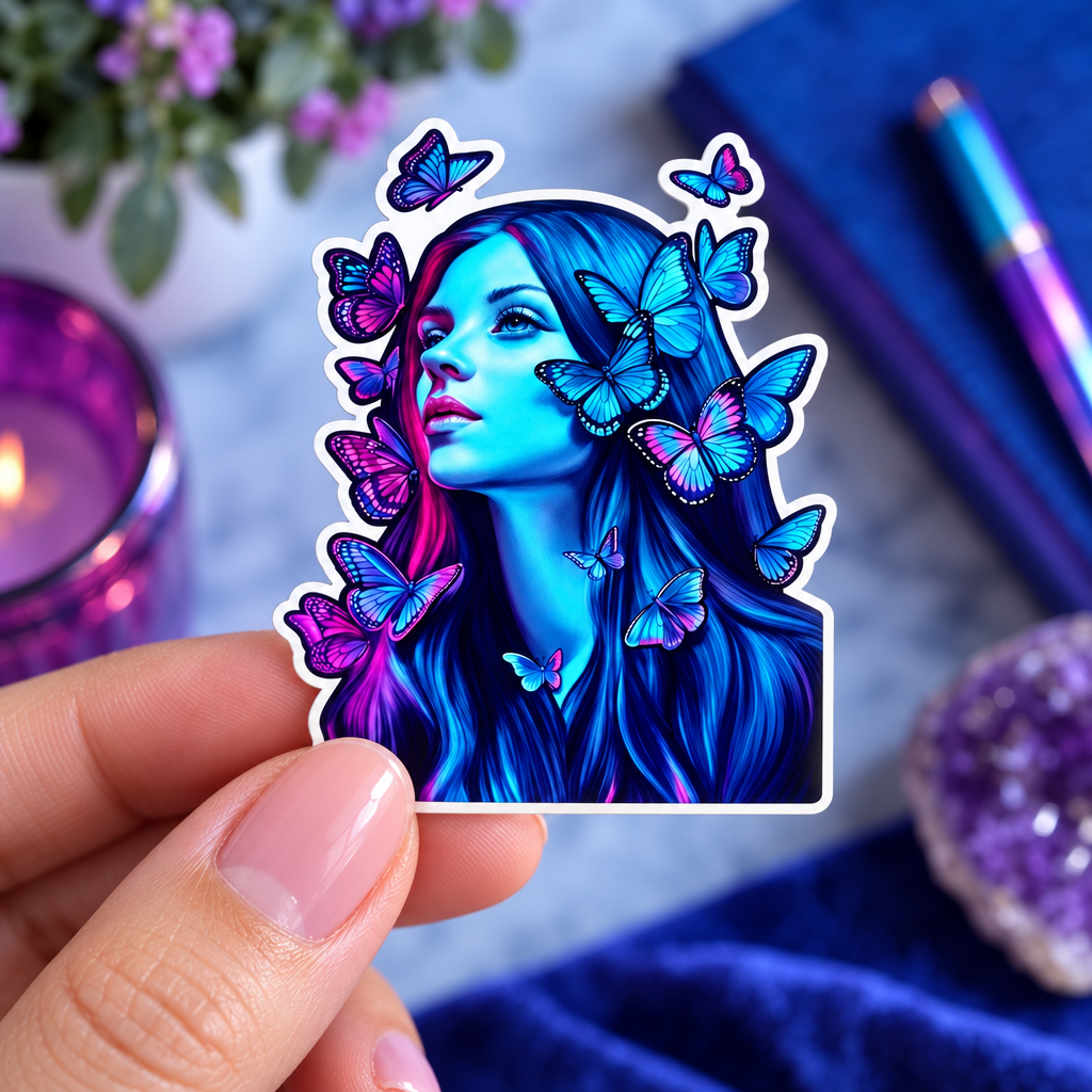 "Between Shadow & Flight" Sticker