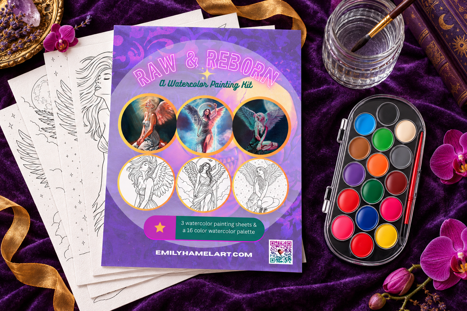 Raw & Reborn DIY Watercolor Painting Kit