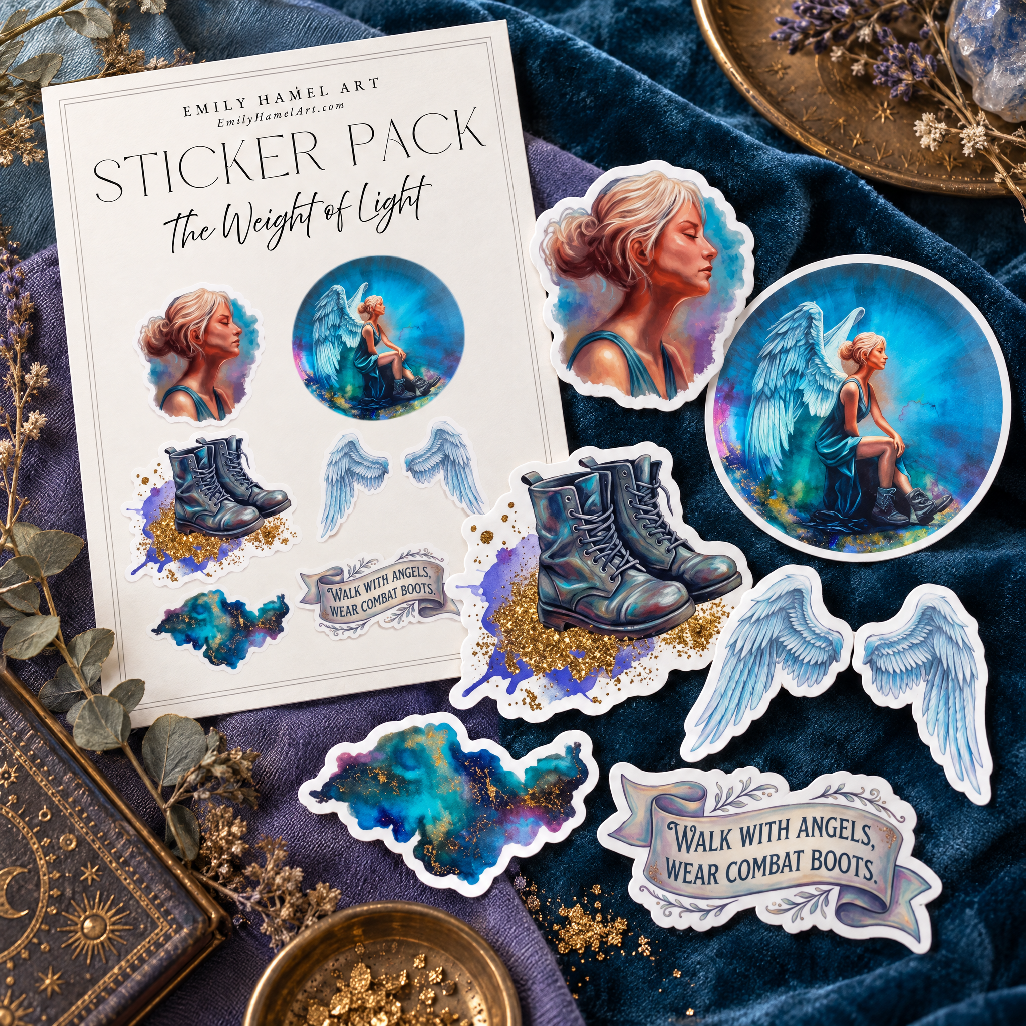 "The Weight of Light" Sticker Pack