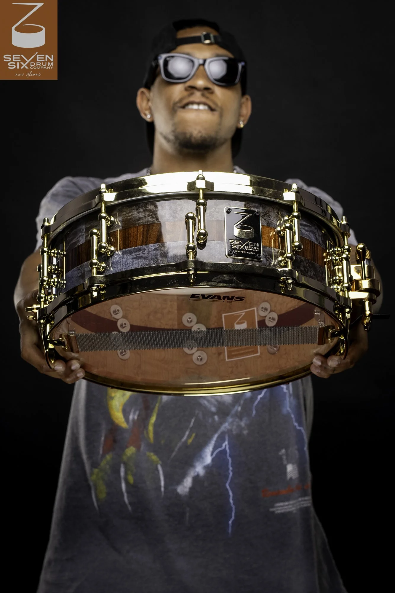 Alfred Jordan, Jr. : Karl Denson’s Tiny Universe, Big Sam’s Funky Nation, Donald Harrison, Christian Scott, and Nicholas Payton, Weedie Braimah, George Porter, Jr. Juvenile, Gabrielle Cavassa, Mahmoud Chouki and Big Freedia.  He is a Zildjian cymbal 