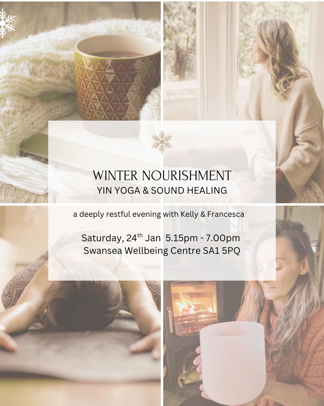 Winter Nourishment Yin & Sound, Sat 24th January 5.15pm