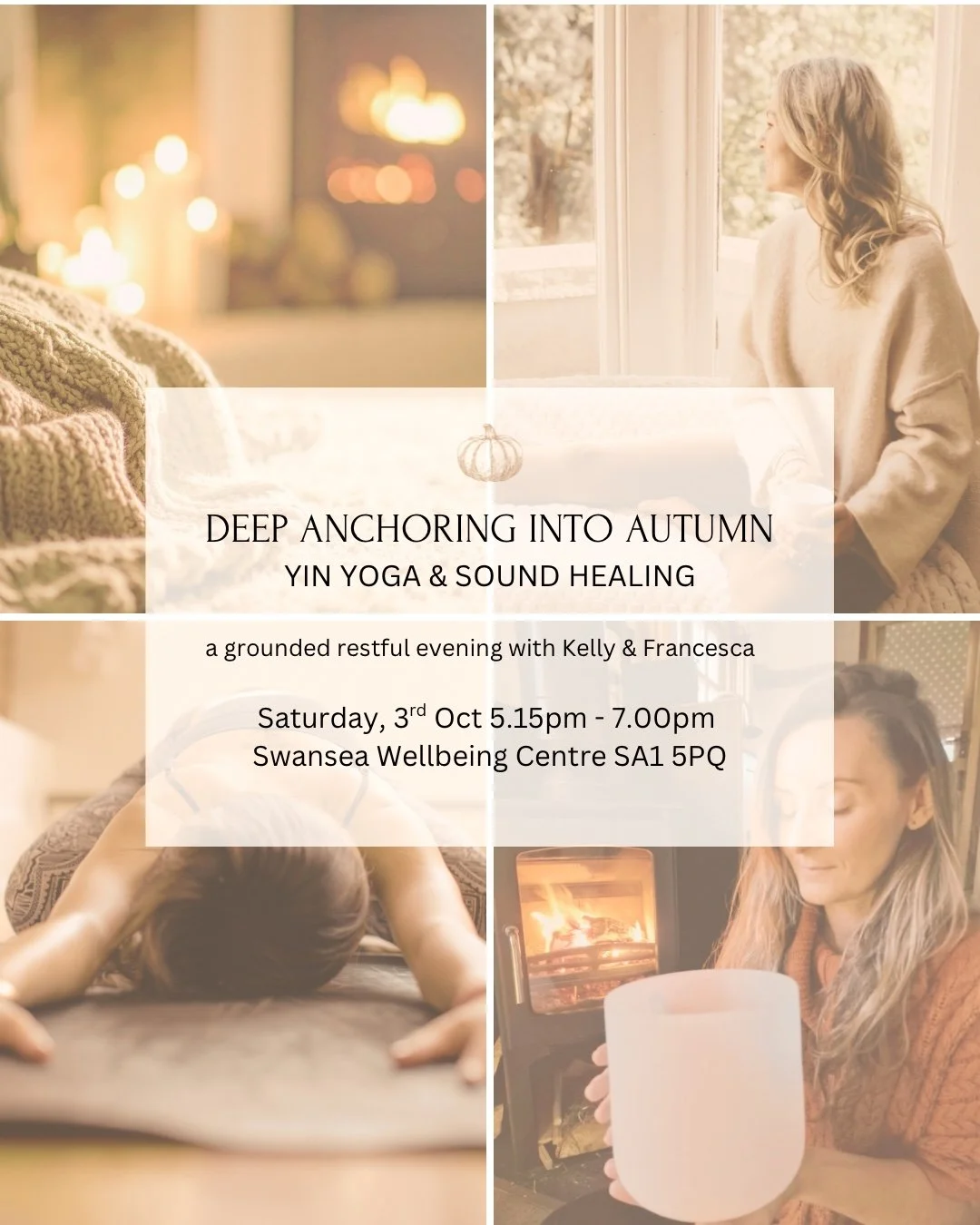 Deep Anchoring into Autumn Yin & Sound Sat 3rd Oct, 5,15pm