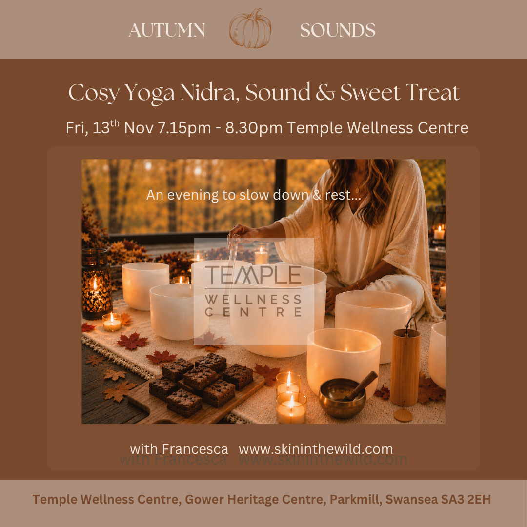 Cosy Yoga Nidra, Sound & Treat Fri 13th Nov, 7.15pm Temple Wellness Centre