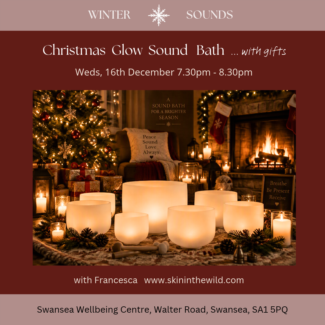 Christmas Glow Sound Bath Weds 16th Dec, 7.30pm Swansea Wellbeing Centre