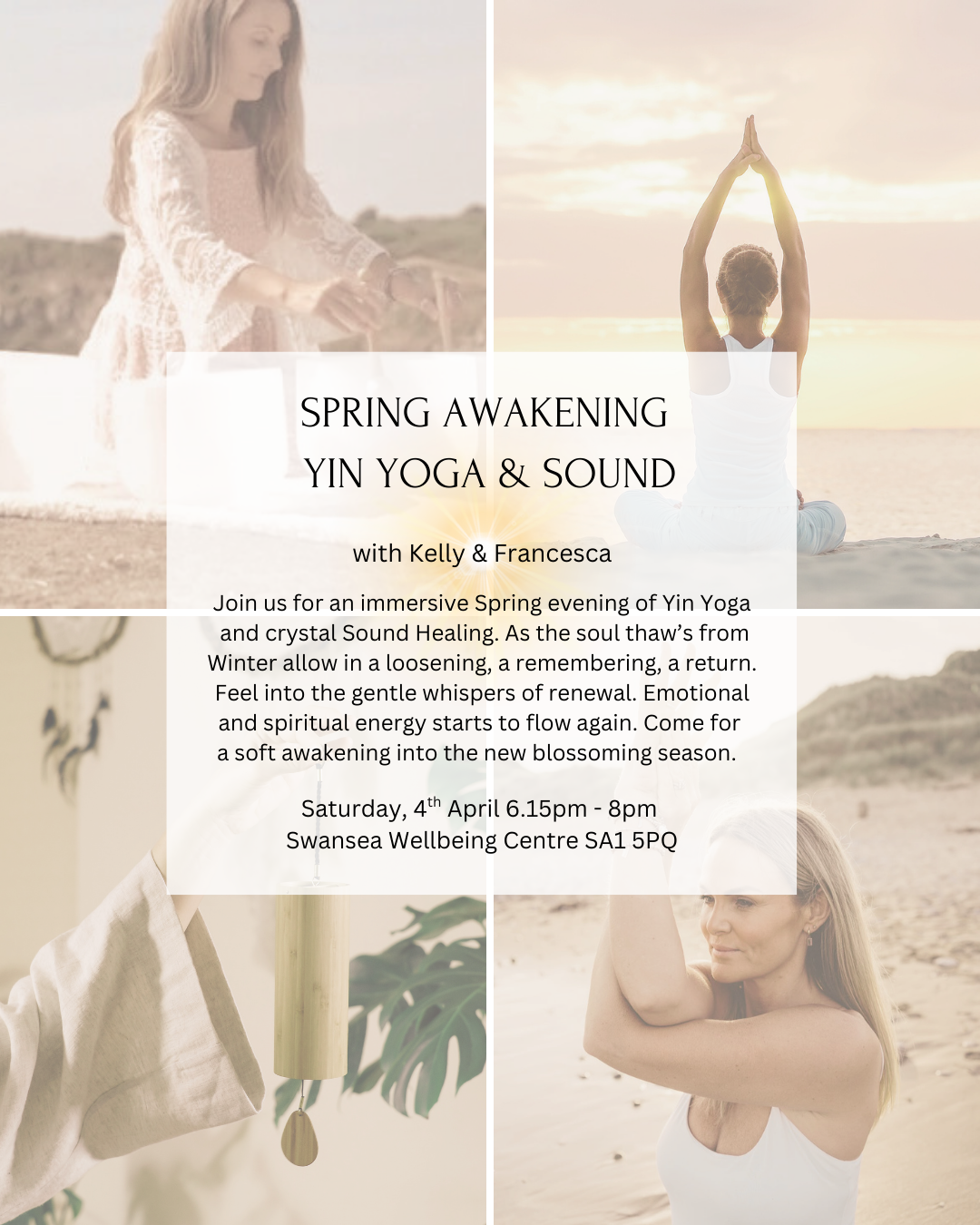 Spring Awakening Yin Yoga & Sound Sat 4th April, 6.15pm