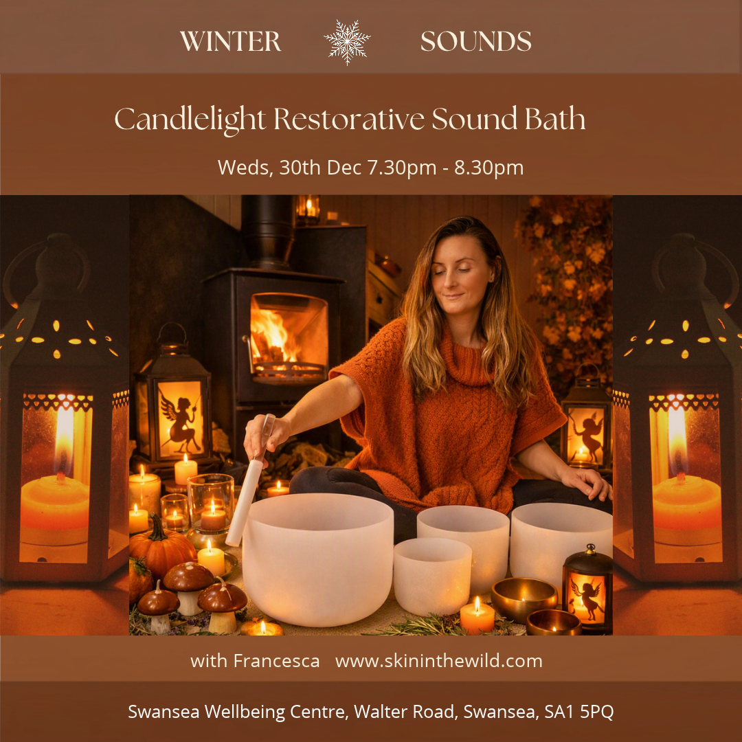 Candlelight Restorative Sound Bath 30th Dec, 7.30pm Swansea Wellbeing Centre