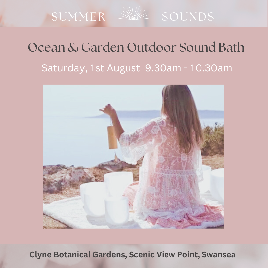 Ocean and Garden Sound Bath Sat 1st Aug, 9.30am