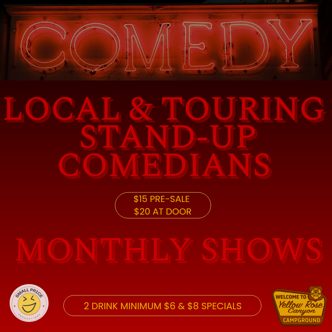 Smells Like Roses Comedy Night – September 19th 2026 | Yellow Rose Canyon