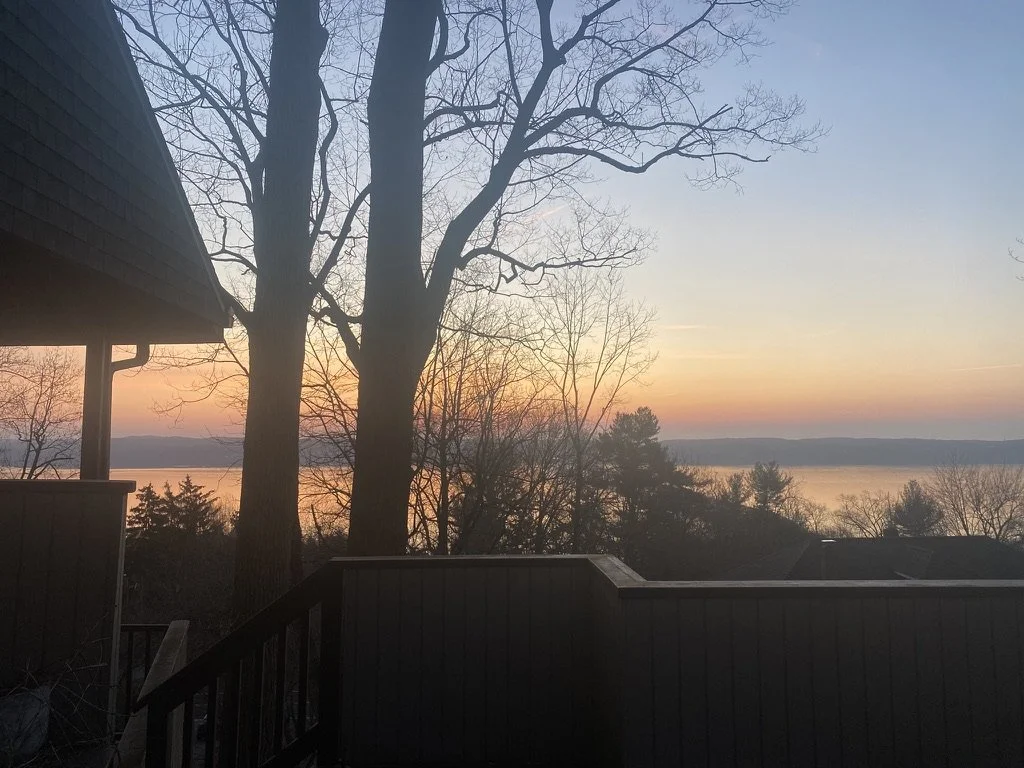 living room after renovation open layout interior design Hudson Valley