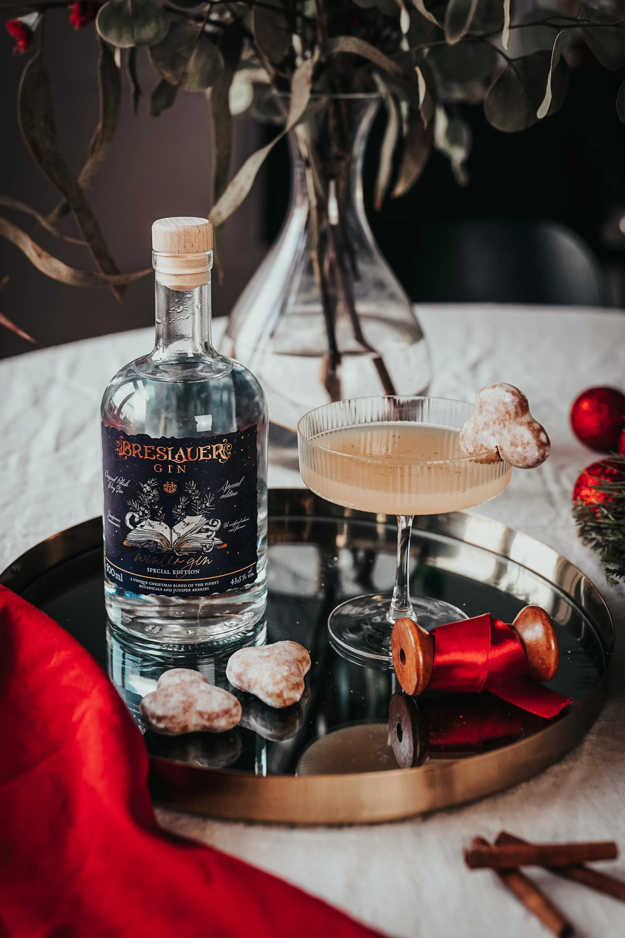 Świąteczny piernikowy gin punch