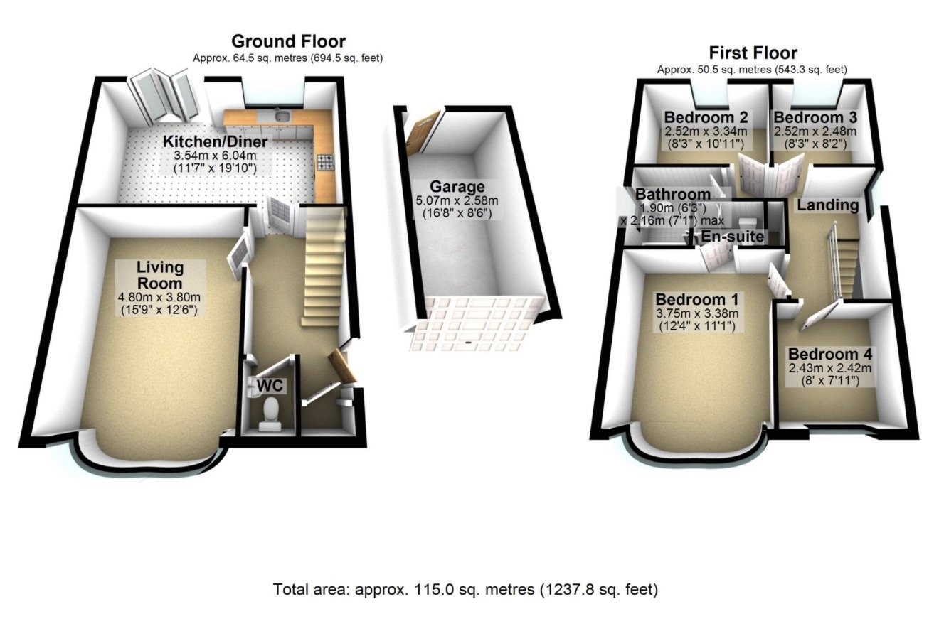 VISUALISE THE SPACE - 3D floor plans give buyers a clear realistic view of your homes layout making it easier to understand room sizes, flow and functionality.