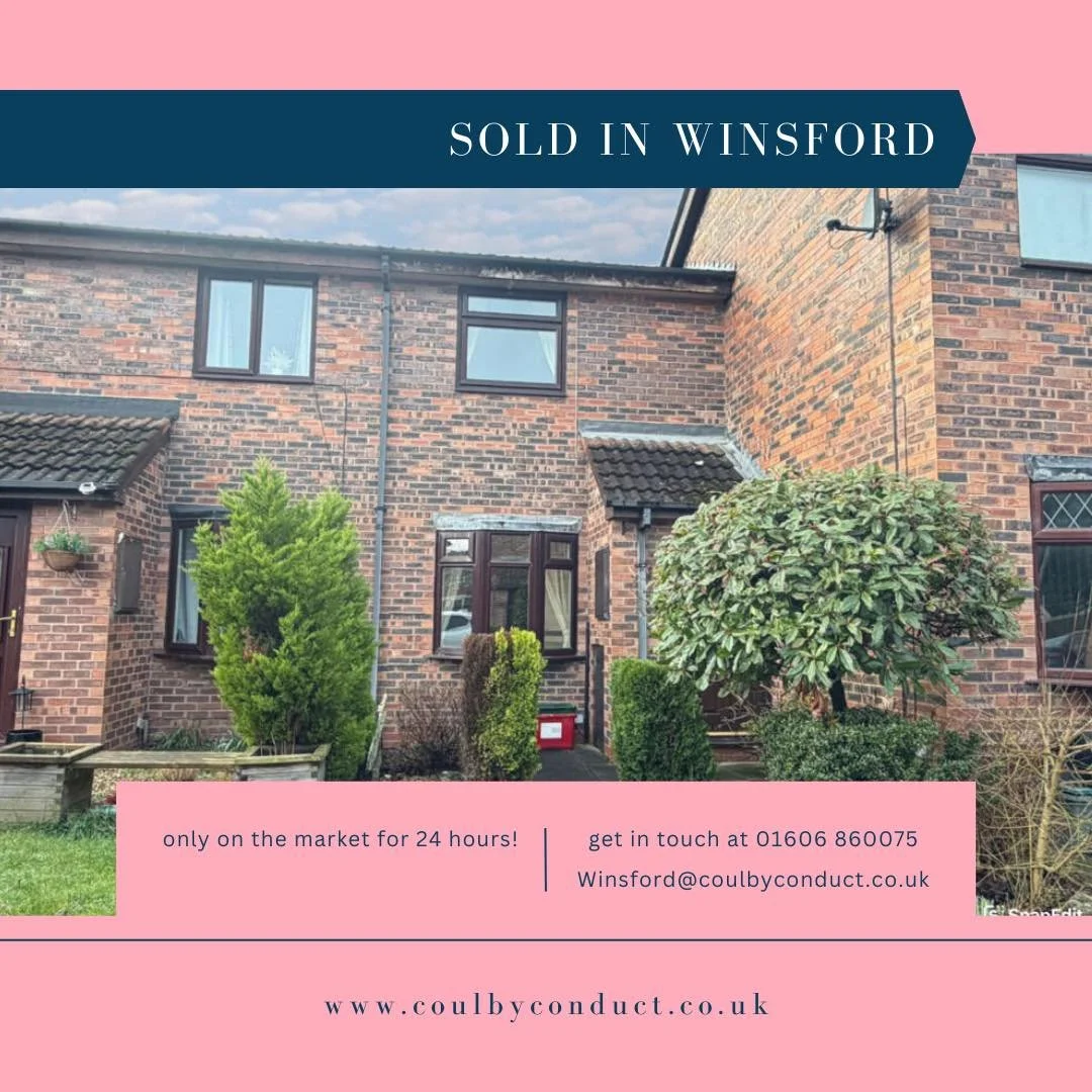 🔥 SOLD in 24 HOURS! 🔥 Got a property to sell in Winsford, Cheshire? We achieved a super-fast sale on a property in your area! Don't miss out on this kind of success. Call us NOW to arrange your FREE valuation on 01606 860075 and let's get your prop