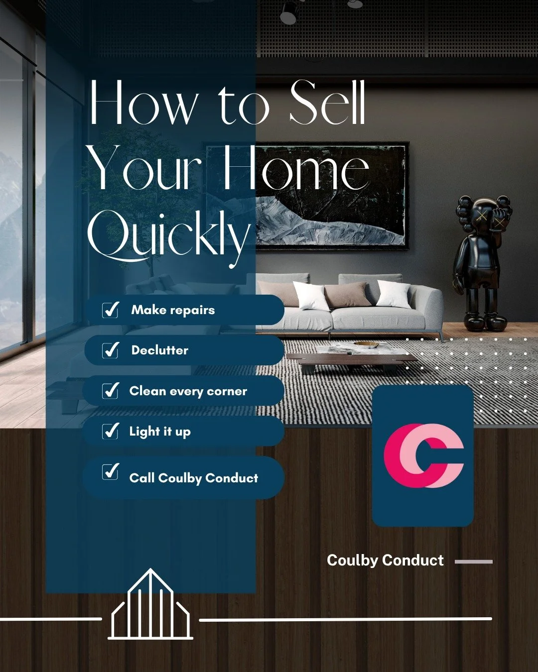 ✨ Want to sell your home quickly? ✨

It&rsquo;s all about presentation &mdash; and the right strategy. Here are 5 simple steps that make a big difference:

✔ Make repairs
✔ Declutter
✔ Clean every corner
✔ Let in the light
✔ Work with the right estat