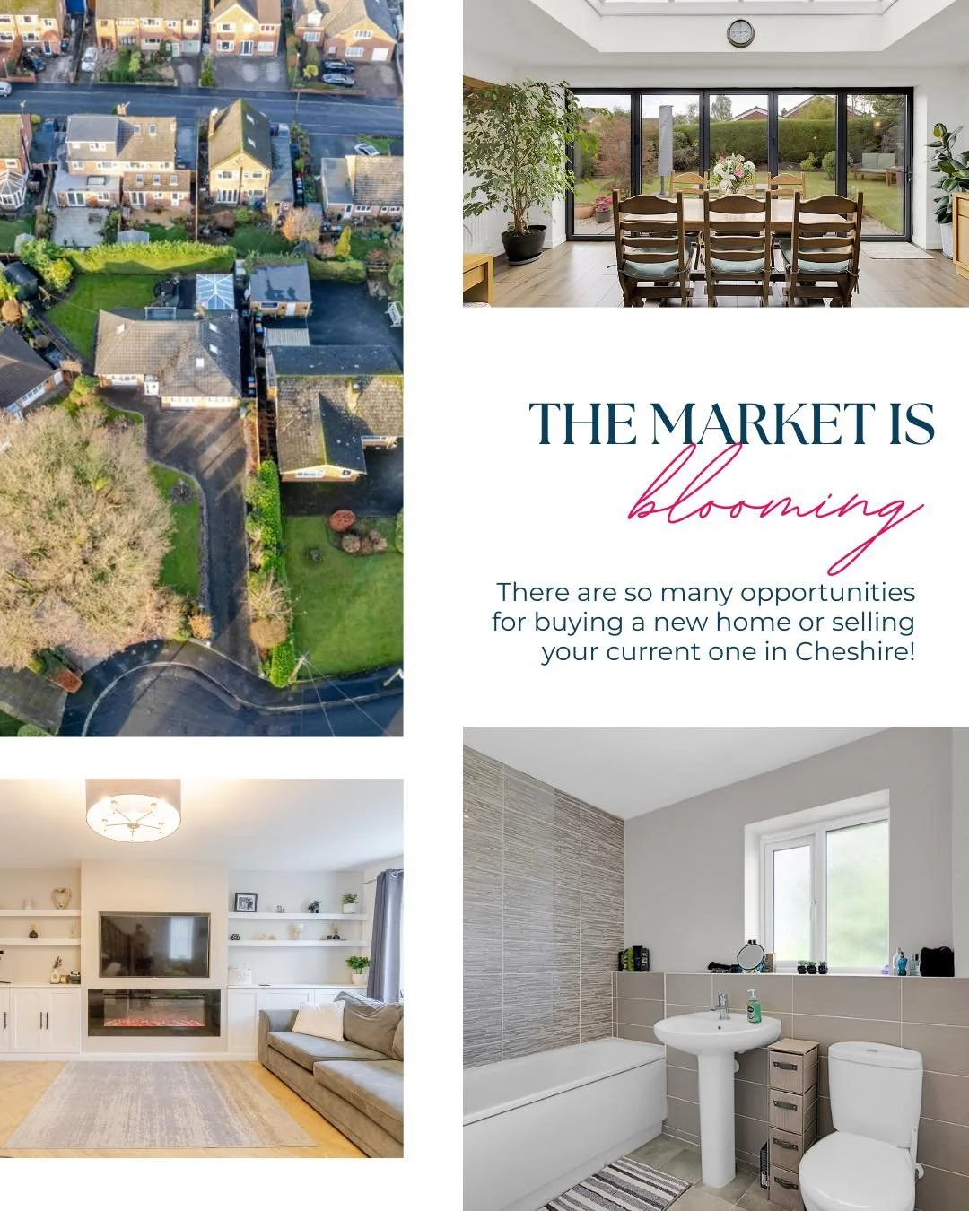 🌸 The Market is Blooming in Cheshire! 🏡

The property market across Winsford, Northwich, and the wider Cheshire area is full of opportunity right now. With strong buyer demand and beautiful homes coming to market, it&rsquo;s a great time whether yo