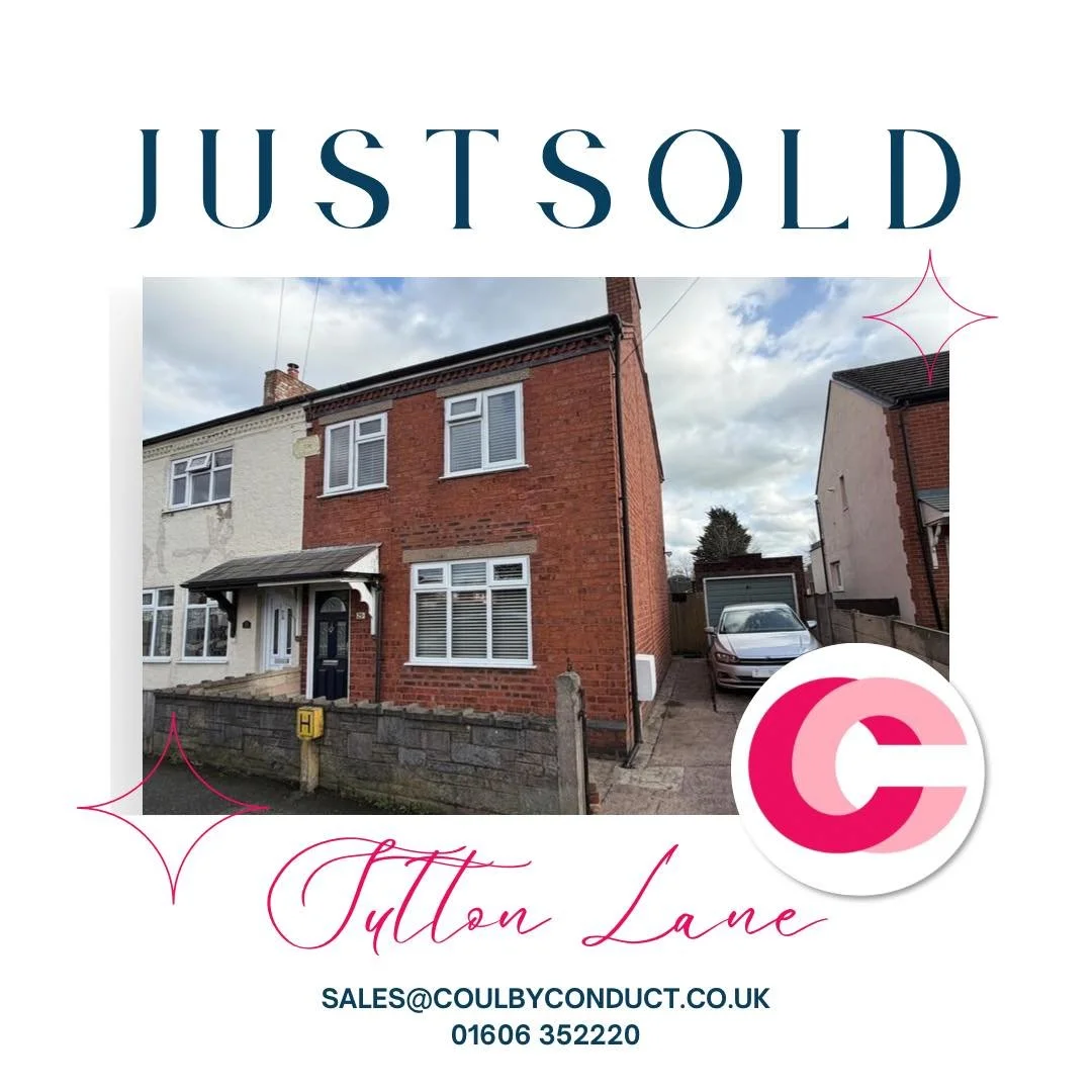Another one SOLD 🎉🏡

We&rsquo;re proud to be the #1 selling agents in the Northwich &amp; Middlewich areas, consistently delivering results for our clients and getting properties over the line.

Thinking of making your next move? Whether you&rsquo;