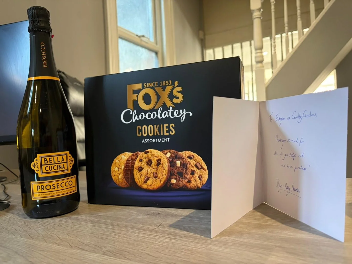 Thoughtful gift off our buyers! So nice of them. We hope you create happy memories in your new home! 🥹🙈