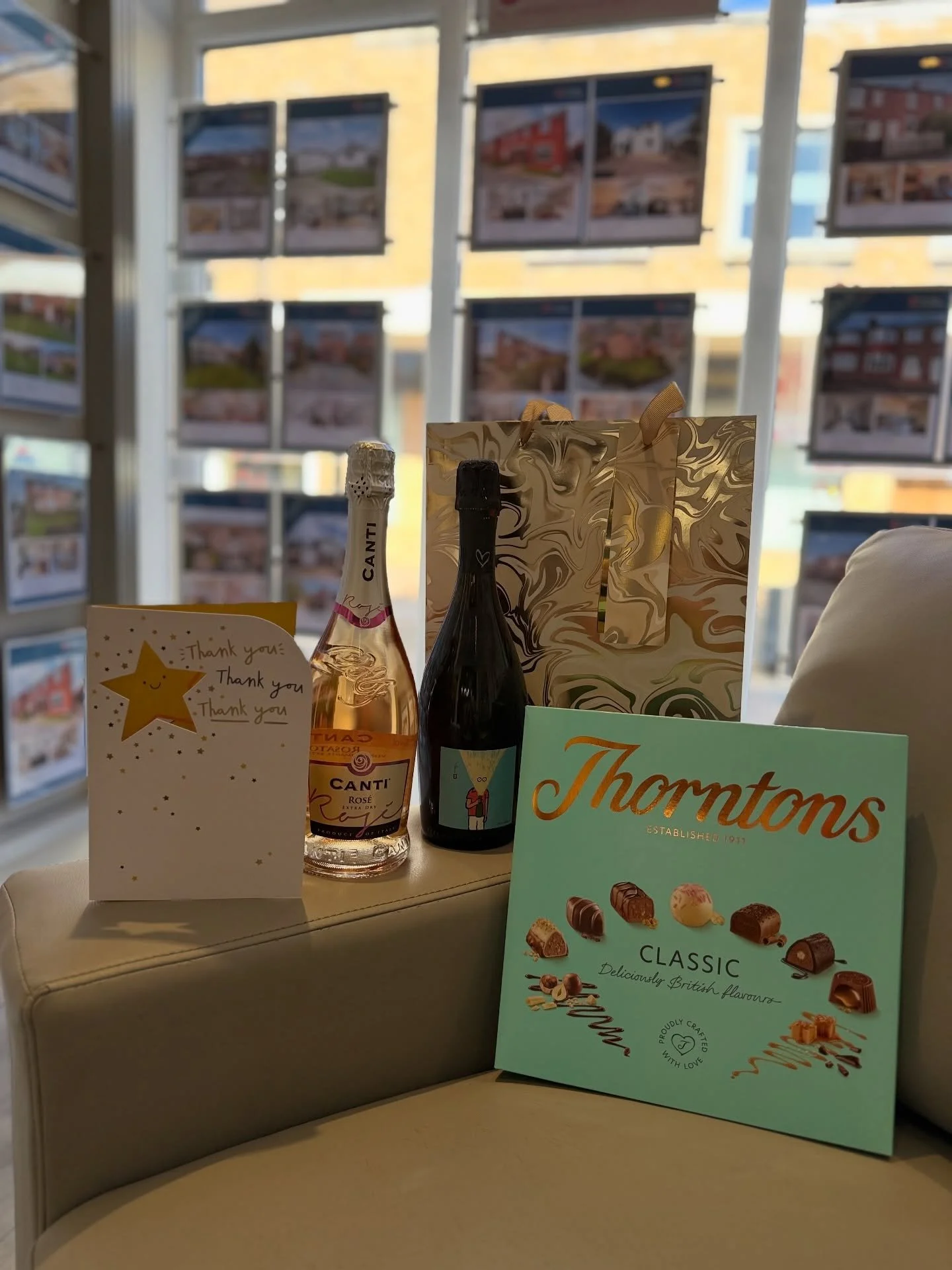 Such thoughtful gifts from our wonderful vendors today as they completed the sale of their home ❤️ 

Thank you so much for choosing Coulby Conduct&mdash;we wish you every happiness in your new home!