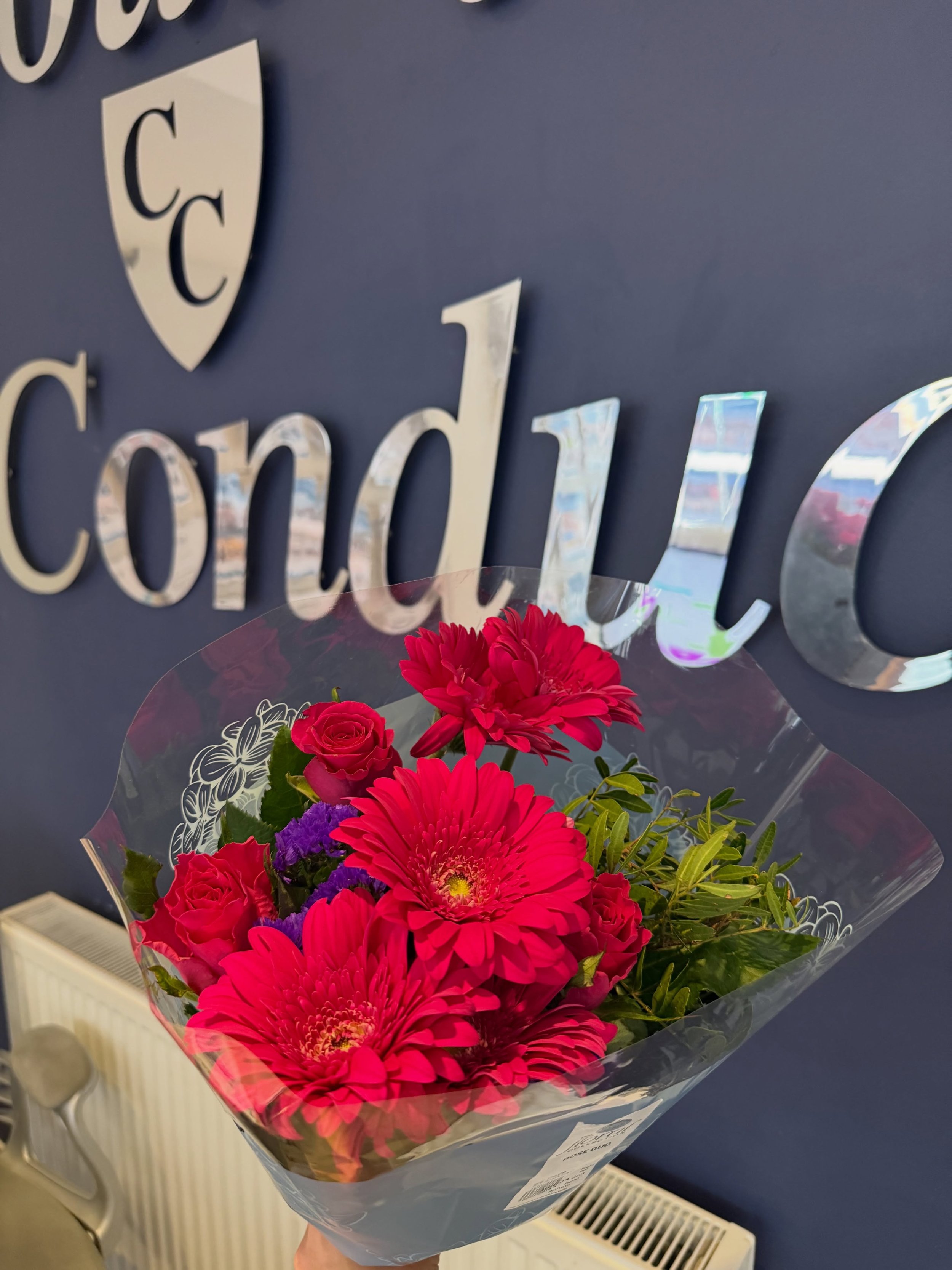Lovely flowers Georgia received off our vendors yesterday for all her hard work in pushing the sale over the line ✨