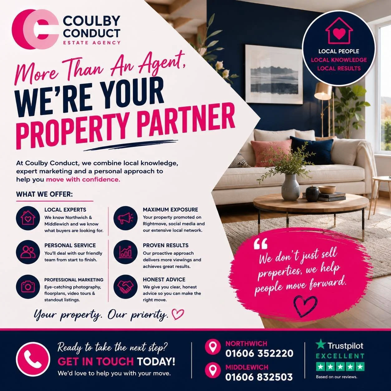 🏡 MORE THAN AN ESTATE AGENT &ndash; WE&rsquo;RE YOUR PROPERTY PARTNER 🏡

Selling your home is one of life&rsquo;s biggest decisions, so why settle for anything less than a team that genuinely cares?

At Coulby Conduct Estate Agency, we combine expe