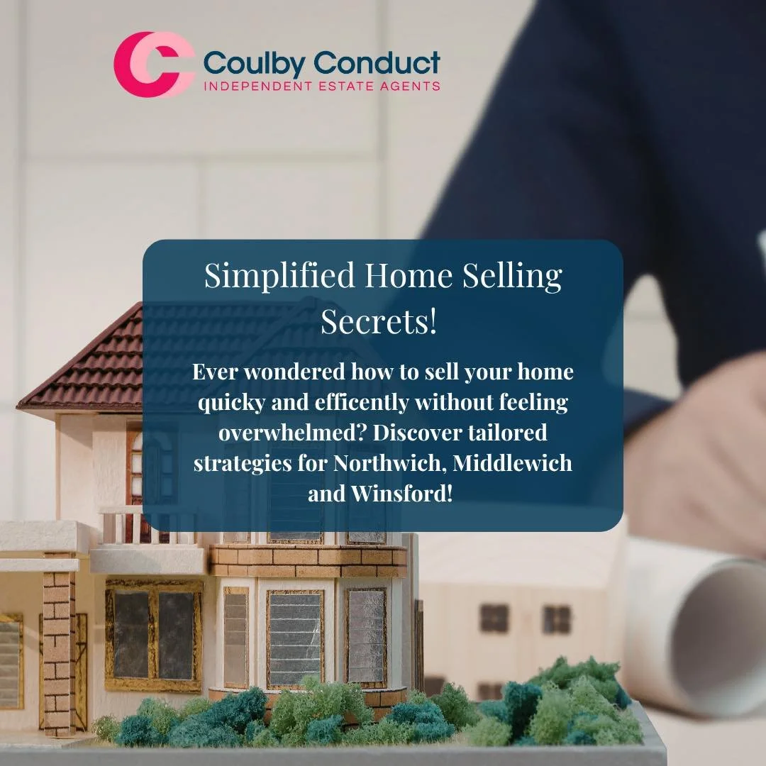 🏡✨ Ready to make selling your home simple?

Selling doesn&rsquo;t have to feel overwhelming! Let Coulby Conduct guide you with expert local knowledge and tailored advice designed to get you moving. 💗

📍 Northwich &bull; Middlewich &bull; Winsford
