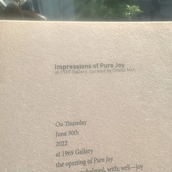 Impressions of Pure Joy