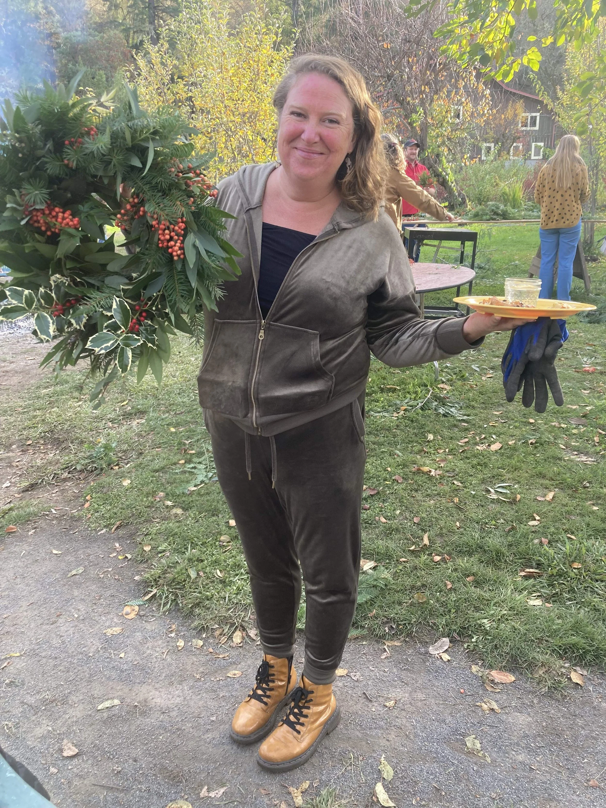 Holly with wreath and plate.jpg