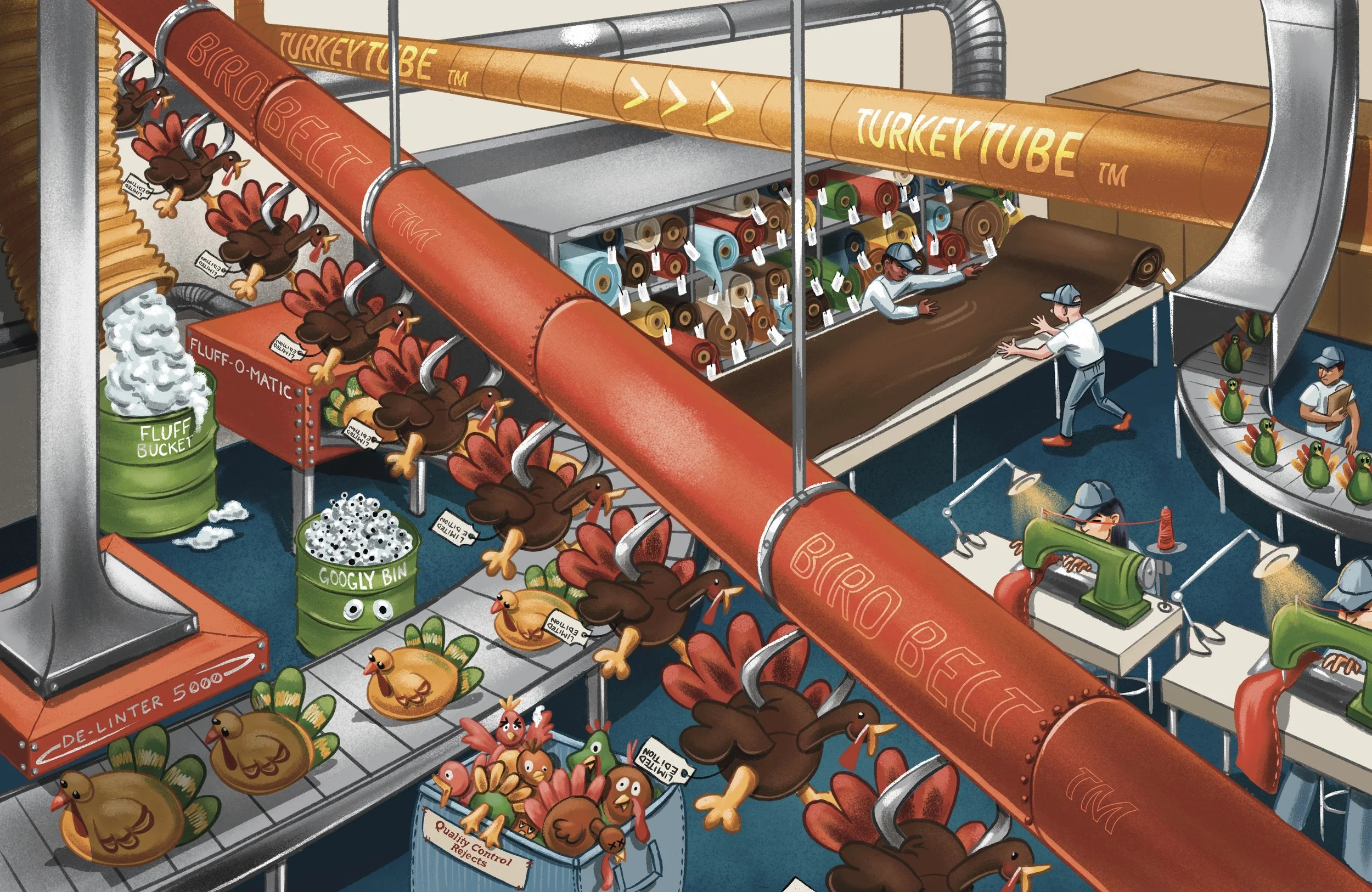 The Stuffy Factory from The Turkey's Wishbone