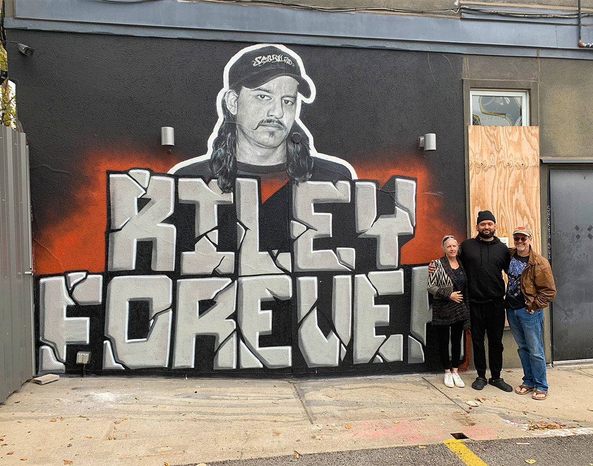 Riley Gale mural in Deep Ellum, Dallas, Tx