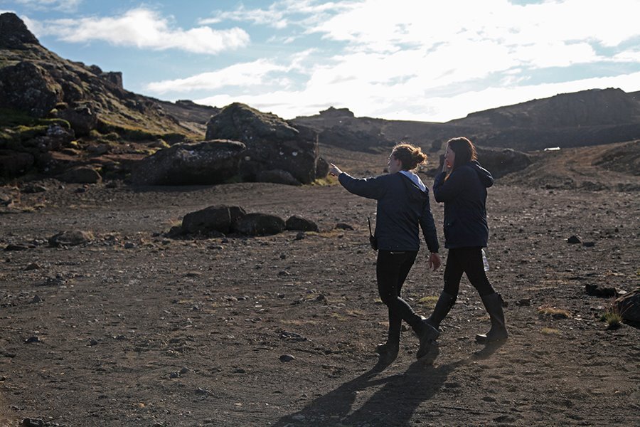  On Location in Iceland During Production of 'Days of Gray' 