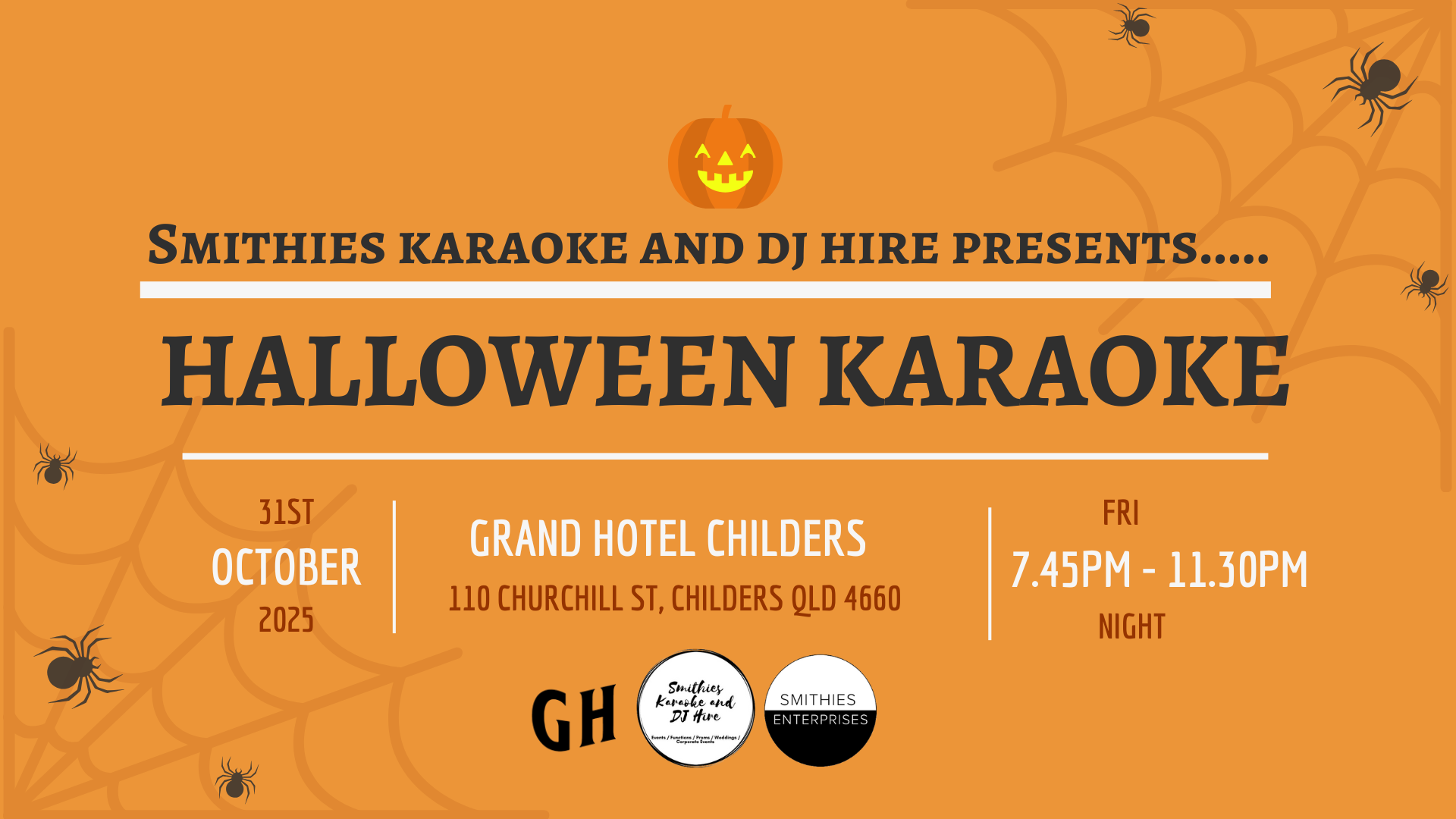 Halloween Karaoke @ Grand Hotel Childers