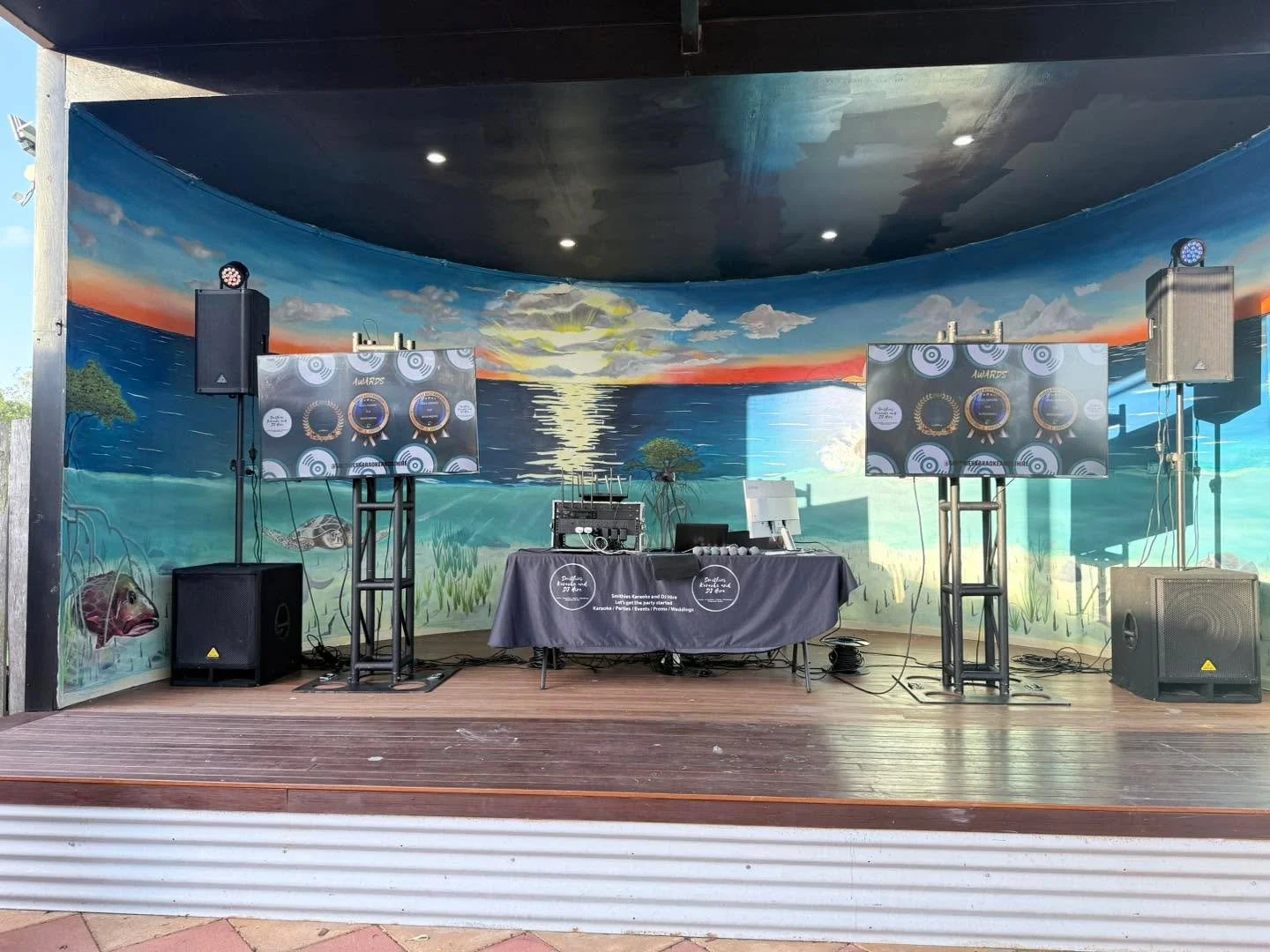 All setup for a wedding reception at Avondale Homestead Tavern tonight!