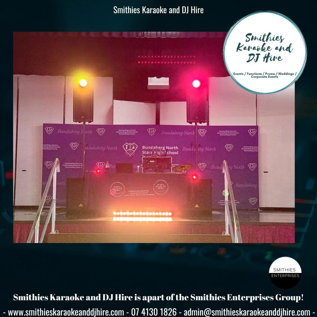 A huge thank you to @bundabergnorthshs for choosing Smithies Karaoke and DJ Hire for the Year 10 School Disco &mdash; my very first booking with your school!

A special shoutout to Principal Craig Martin for jumping in and doing the Macarena &mdash; 