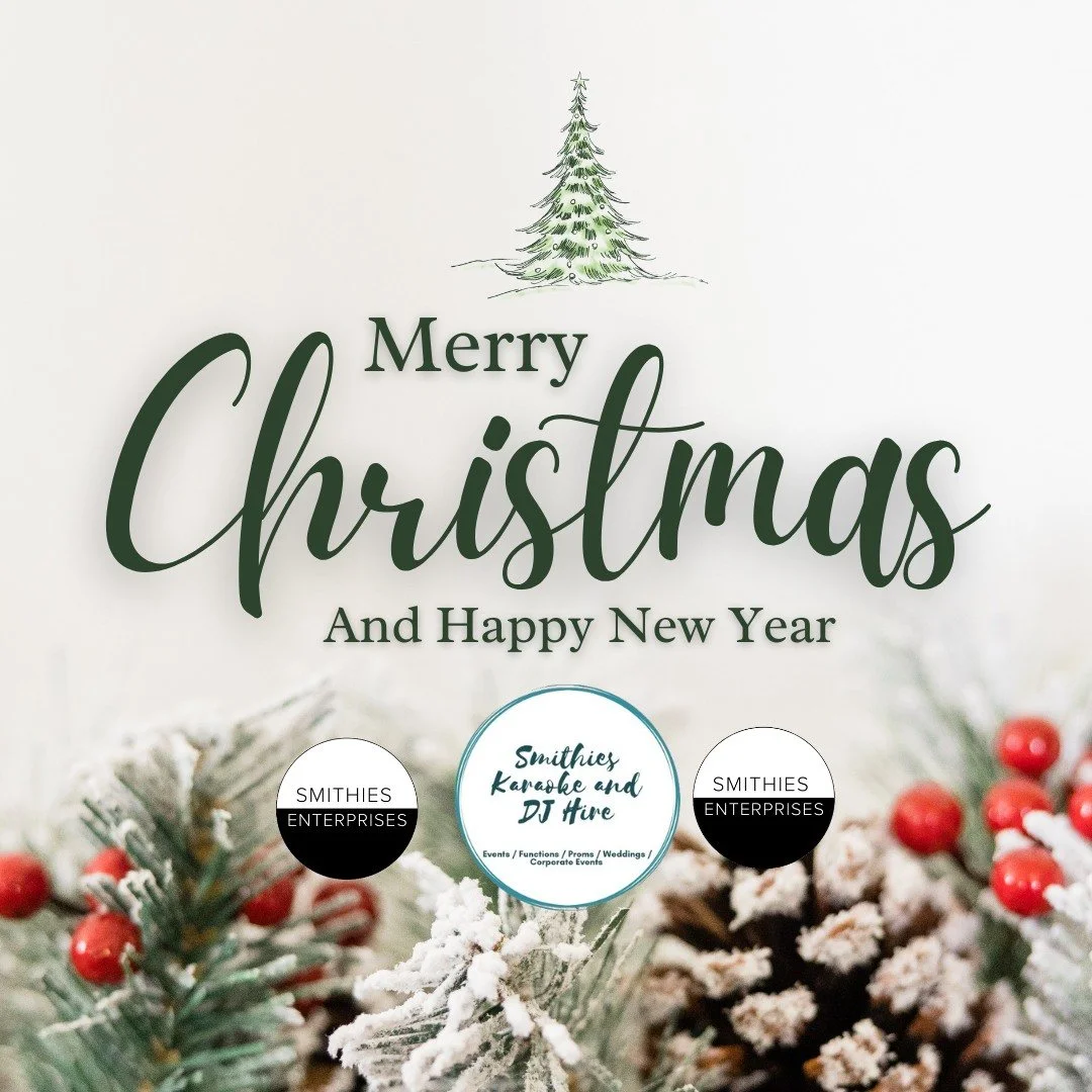 🎤🎄 Christmas &amp; New Year Closure Notice 🎄🎶

Smithies Karaoke &amp; DJ Hire will be taking a short break over the Christmas and New Year period. We will be closed from 24 December 2025 and will reopen on 9 January 2026 from 9:00am.

A sincere t