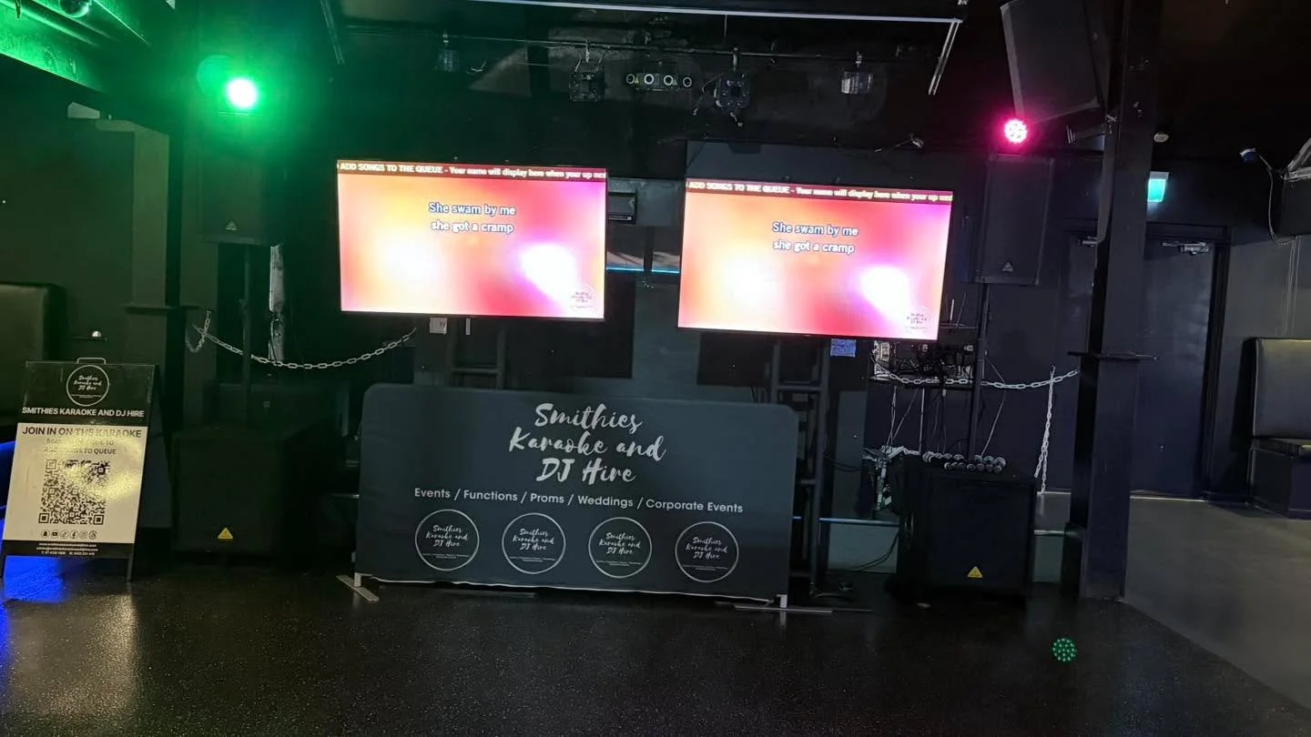 We&rsquo;re all set up and ready to go at the wonderful Kaztro!

The sound is checked, the screens are up, and we&rsquo;re ready for a great night of karaoke and entertainment &mdash; ready for an 8pm start. Huge thanks to the team at @kaztromaryboro